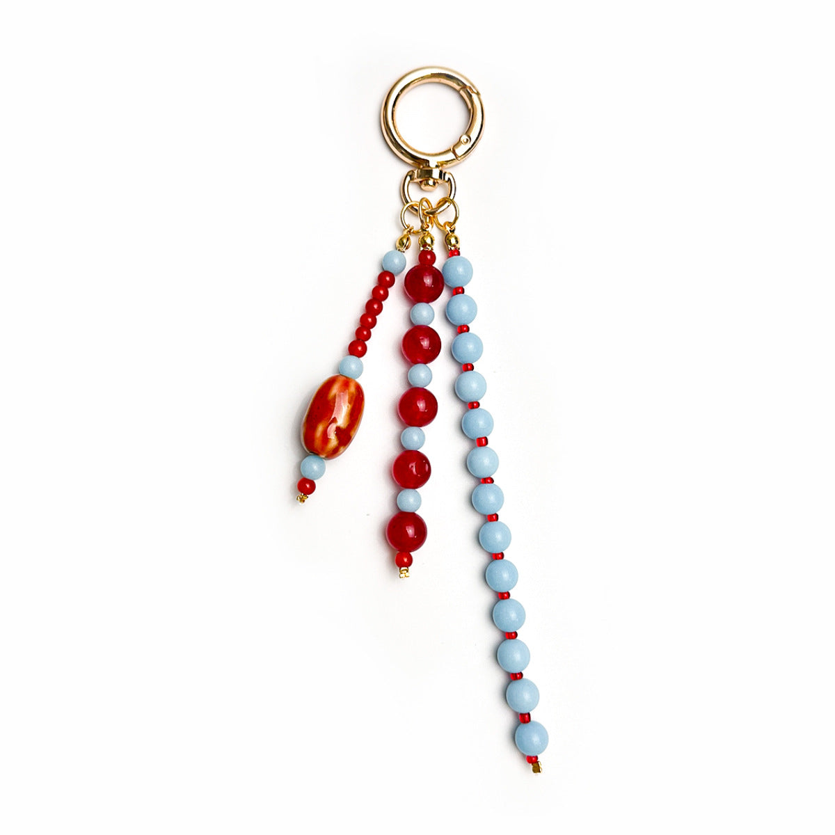 Handmade colorful bead tassel hanging ornaments, agate stone bag pendants, niche design styles, in stock wholesale accepting orders