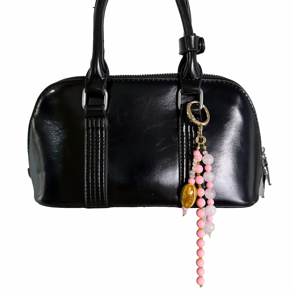Handmade colorful bead tassel hanging ornaments, agate stone bag pendants, niche design styles, in stock wholesale accepting orders
