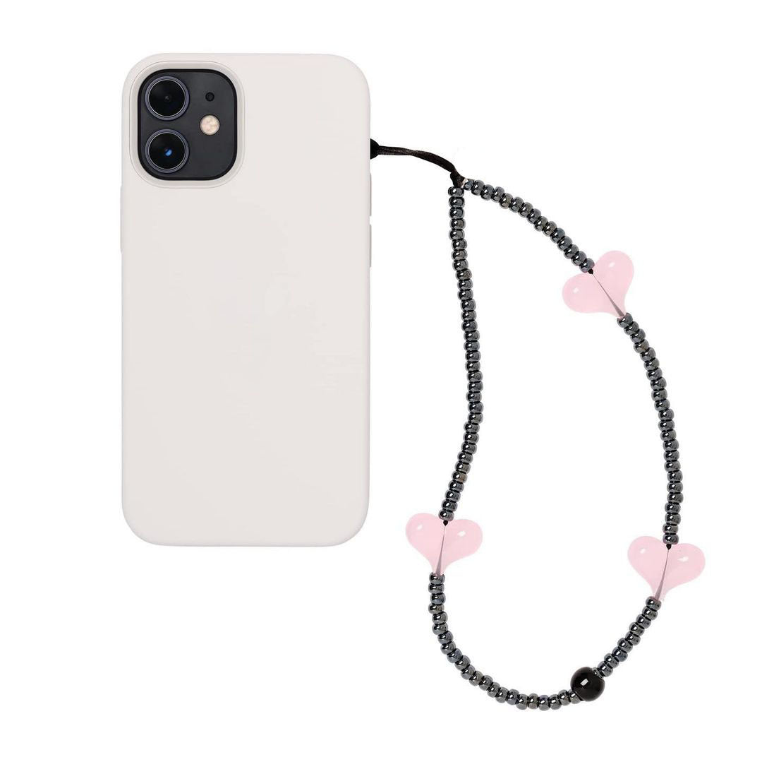 KKBEAD European and American bloggers portable pendant love mobile phone chain blackpink Kim Ji-ni with the same female lanyard