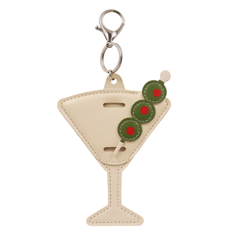 New hot-selling candy-colored glasses clip, fruit and vegetable mini pendant, creative and fresh car bag charm