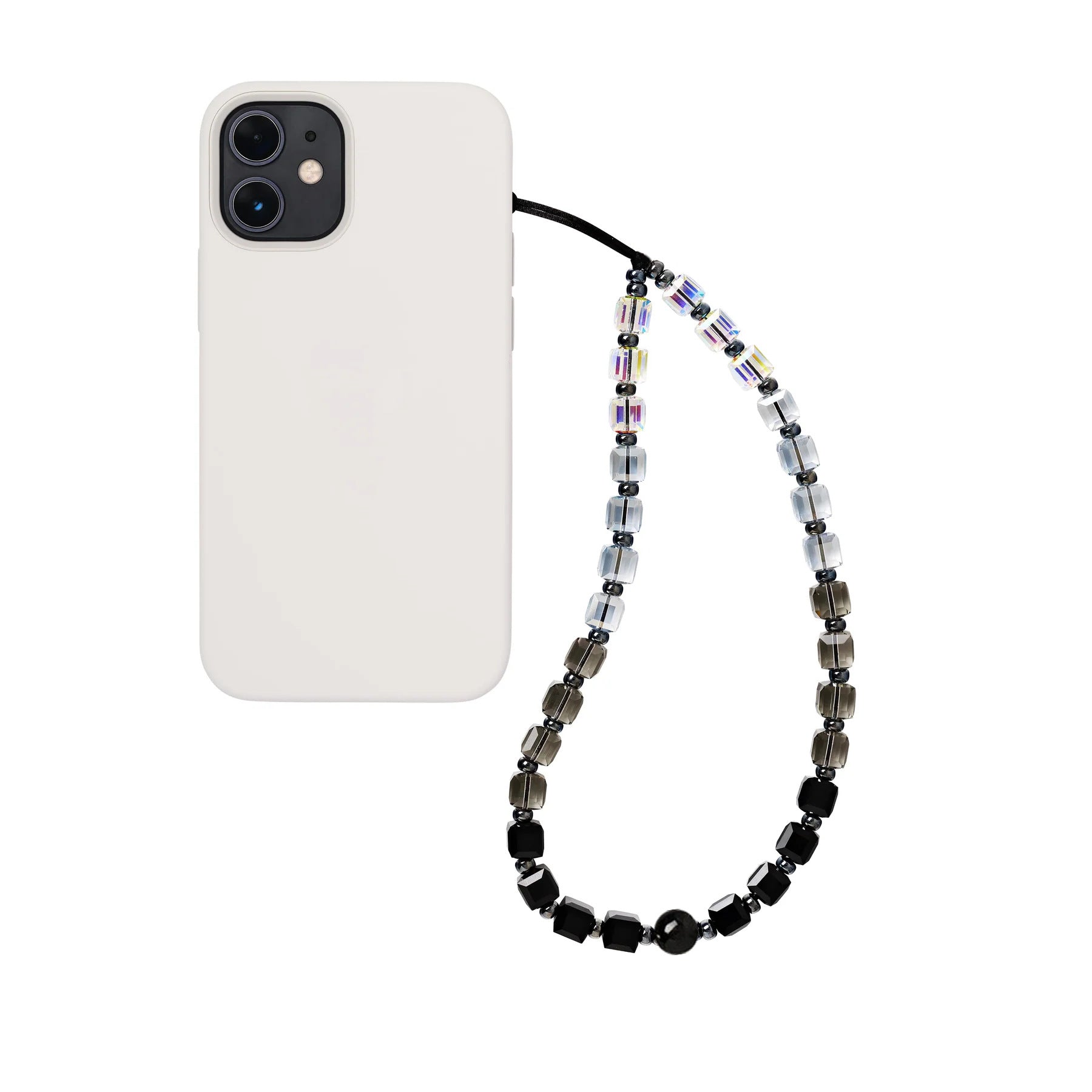 KKBEAD-style affordable retro high-end trendy street style wristband pendant for women, short beaded phone chain for women