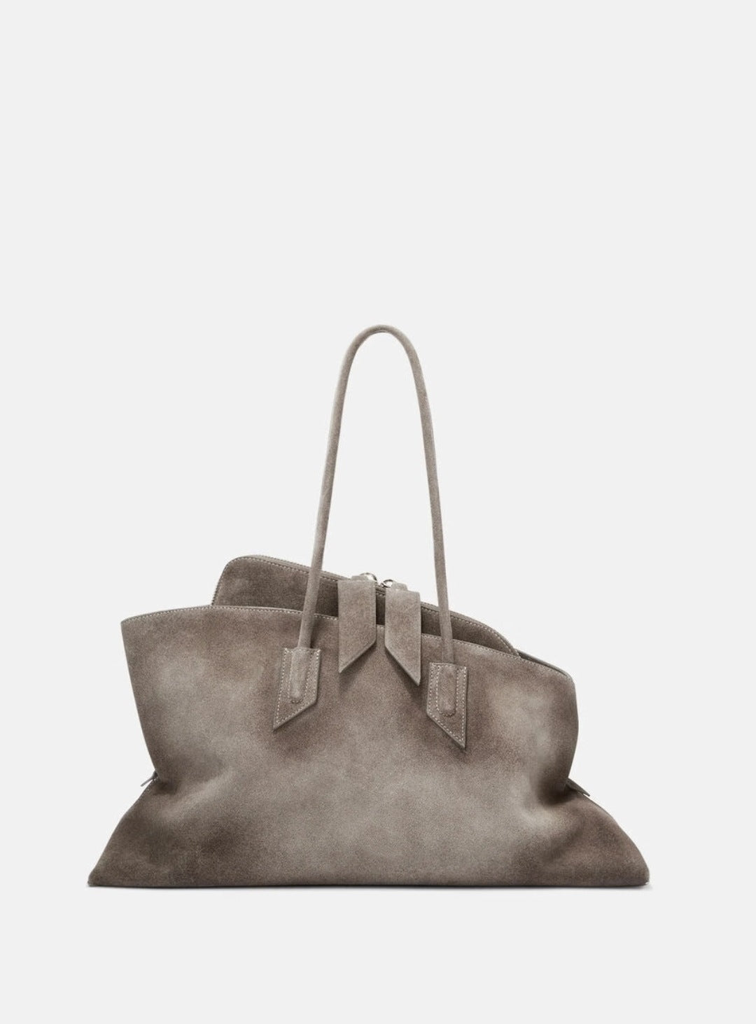 [Full leather inside and outside] the A* top layer cowhide La Passeggiata irregular one-shoulder handbag for women