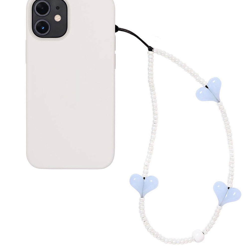 KKBEAD European and American bloggers portable pendant love mobile phone chain blackpink Kim Ji-ni with the same female lanyard