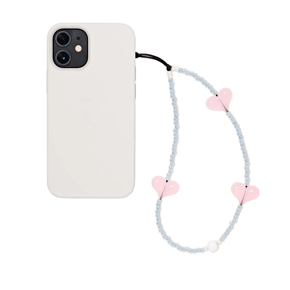 KKBEAD European and American bloggers portable pendant love mobile phone chain blackpink Kim Ji-ni with the same female lanyard