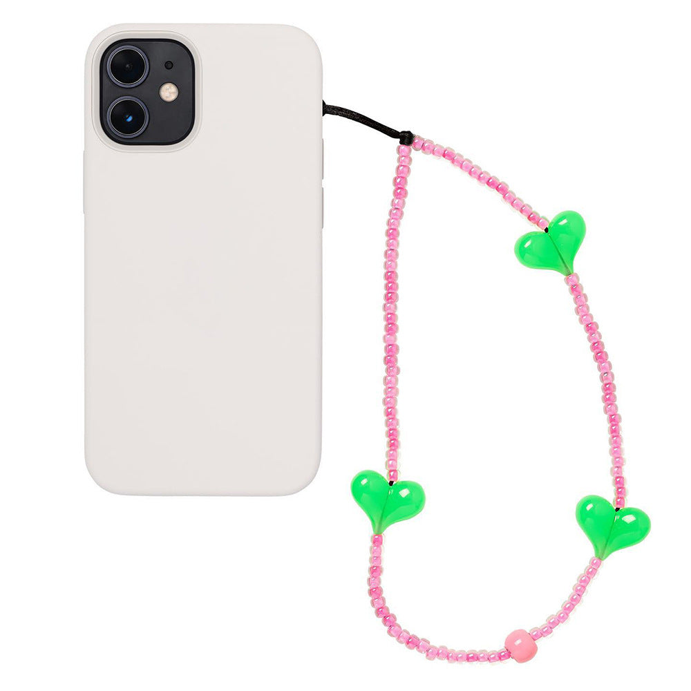 KKBEAD European and American bloggers portable pendant love mobile phone chain blackpink Kim Ji-ni with the same female lanyard