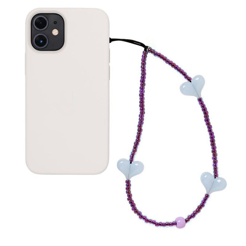 KKBEAD European and American bloggers portable pendant love mobile phone chain blackpink Kim Ji-ni with the same female lanyard