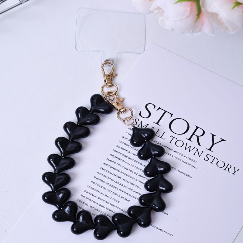 Best-selling new Heart Candy Macron acrylic resin peach heart lolita style vscogirl keychain
