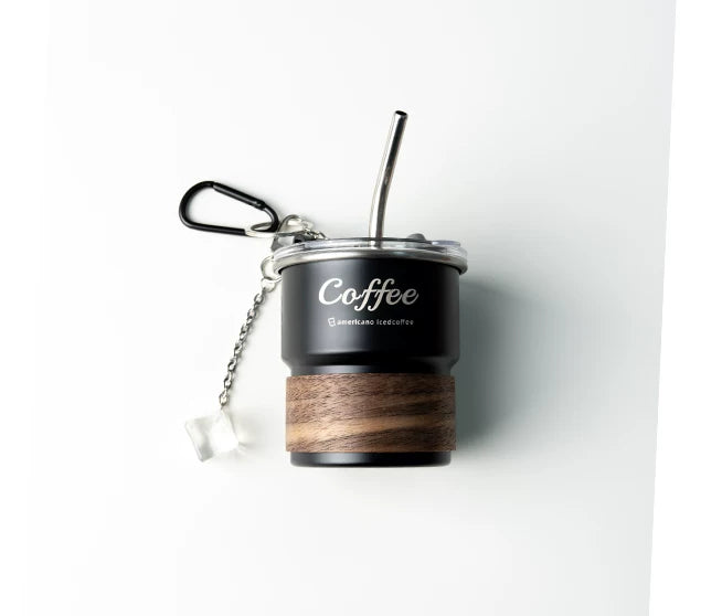 Iced Americano-style coffee cup bag hanging high-end school bag, backpack hanging ornament, creative niche design, bag pendant accessories