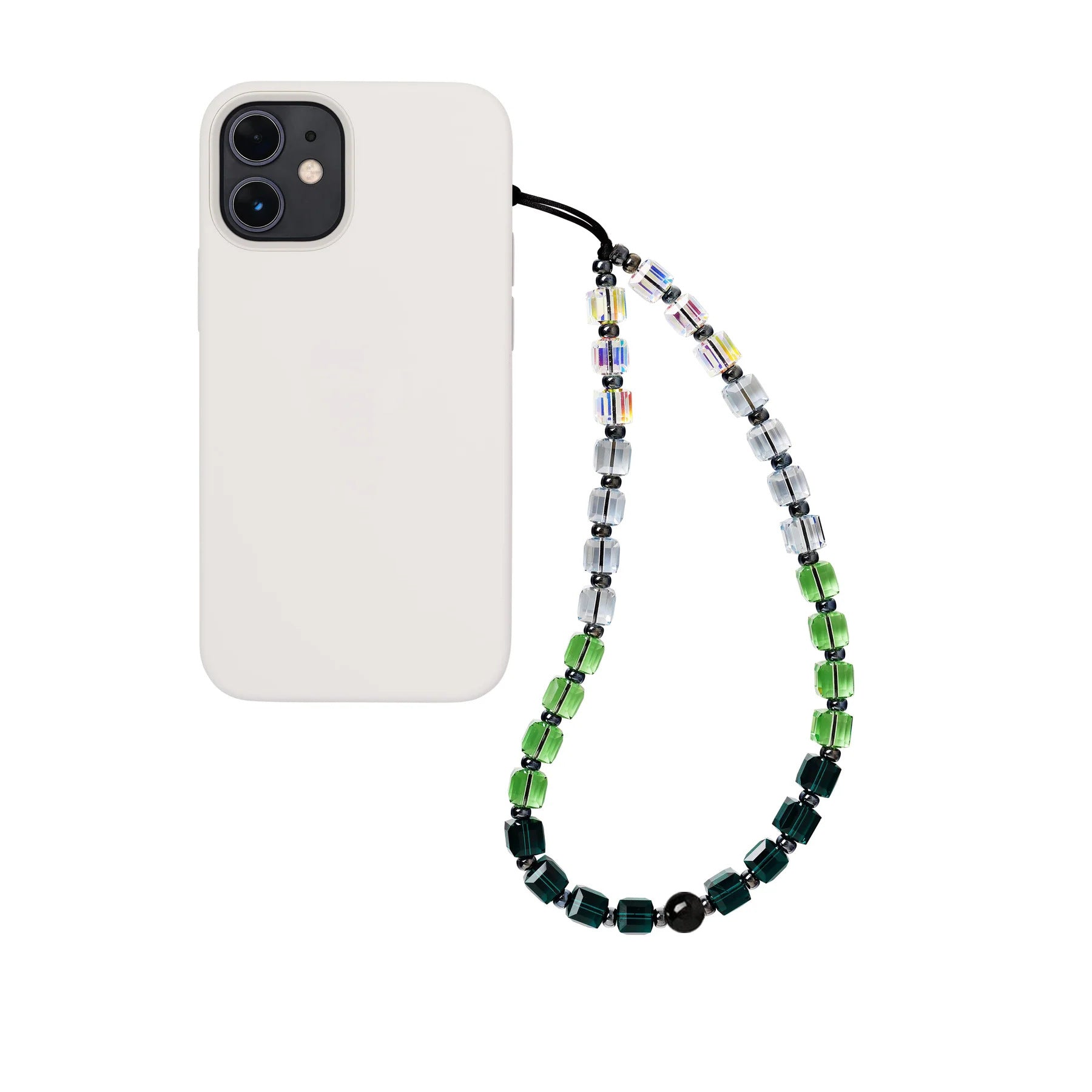 KKBEAD-style affordable retro high-end trendy street style wristband pendant for women, short beaded phone chain for women