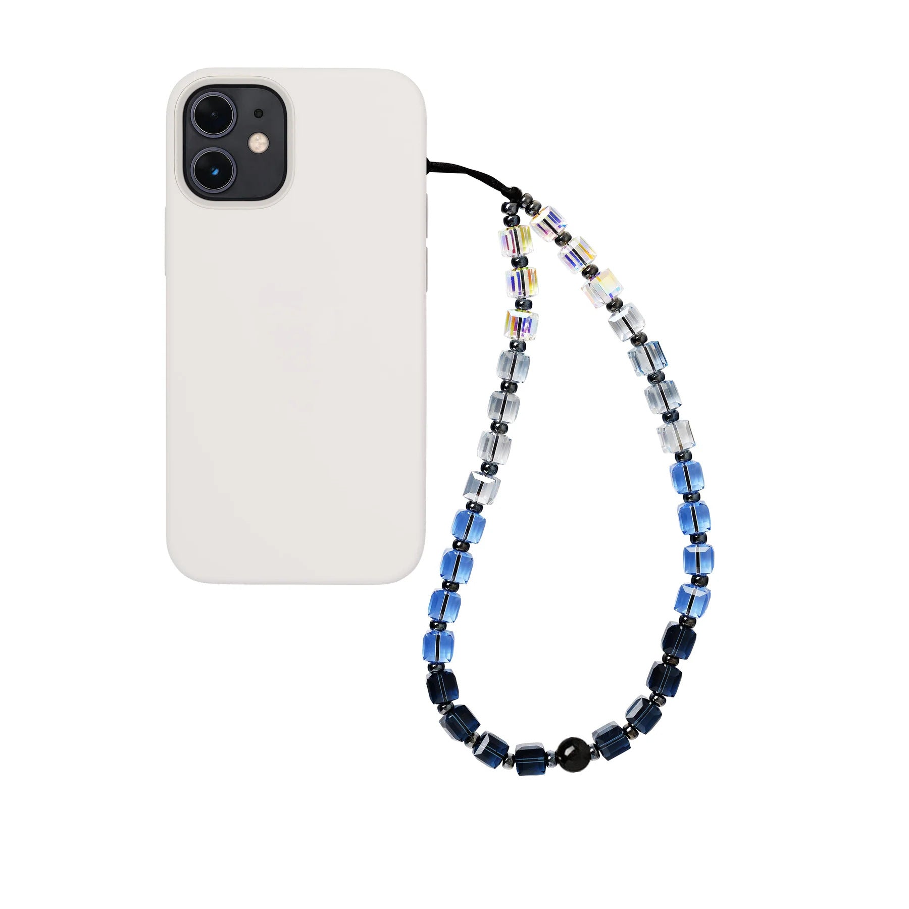 KKBEAD-style affordable retro high-end trendy street style wristband pendant for women, short beaded phone chain for women