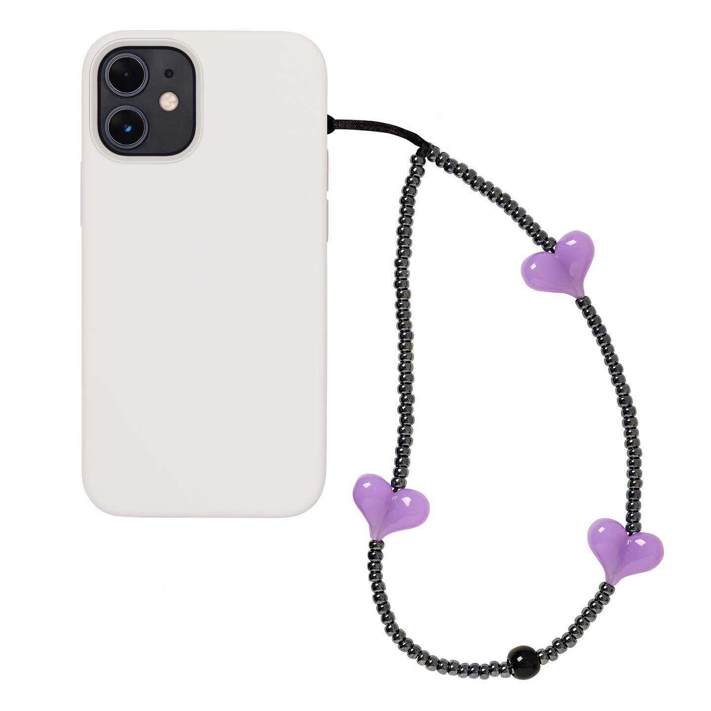 KKBEAD European and American bloggers portable pendant love mobile phone chain blackpink Kim Ji-ni with the same female lanyard