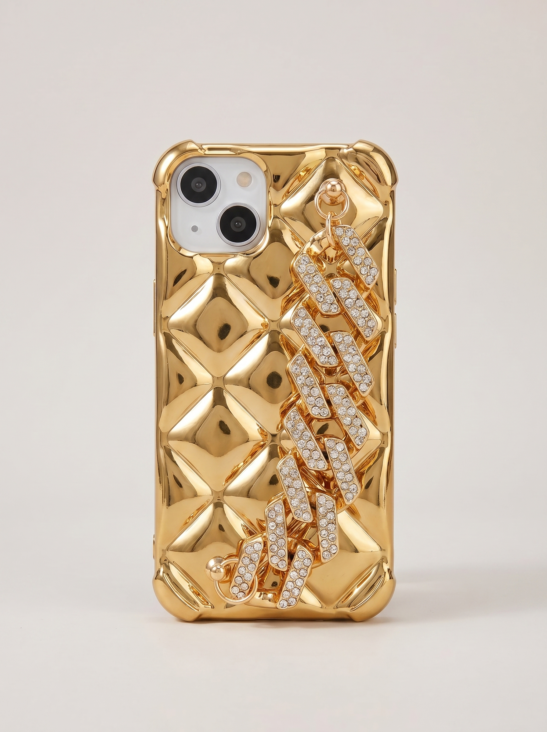 Applicable to Apple iPhone17pro mobile phone case luxury glitter diamond bracelet 14 small fragrance 16 high-end xsmax tide 15