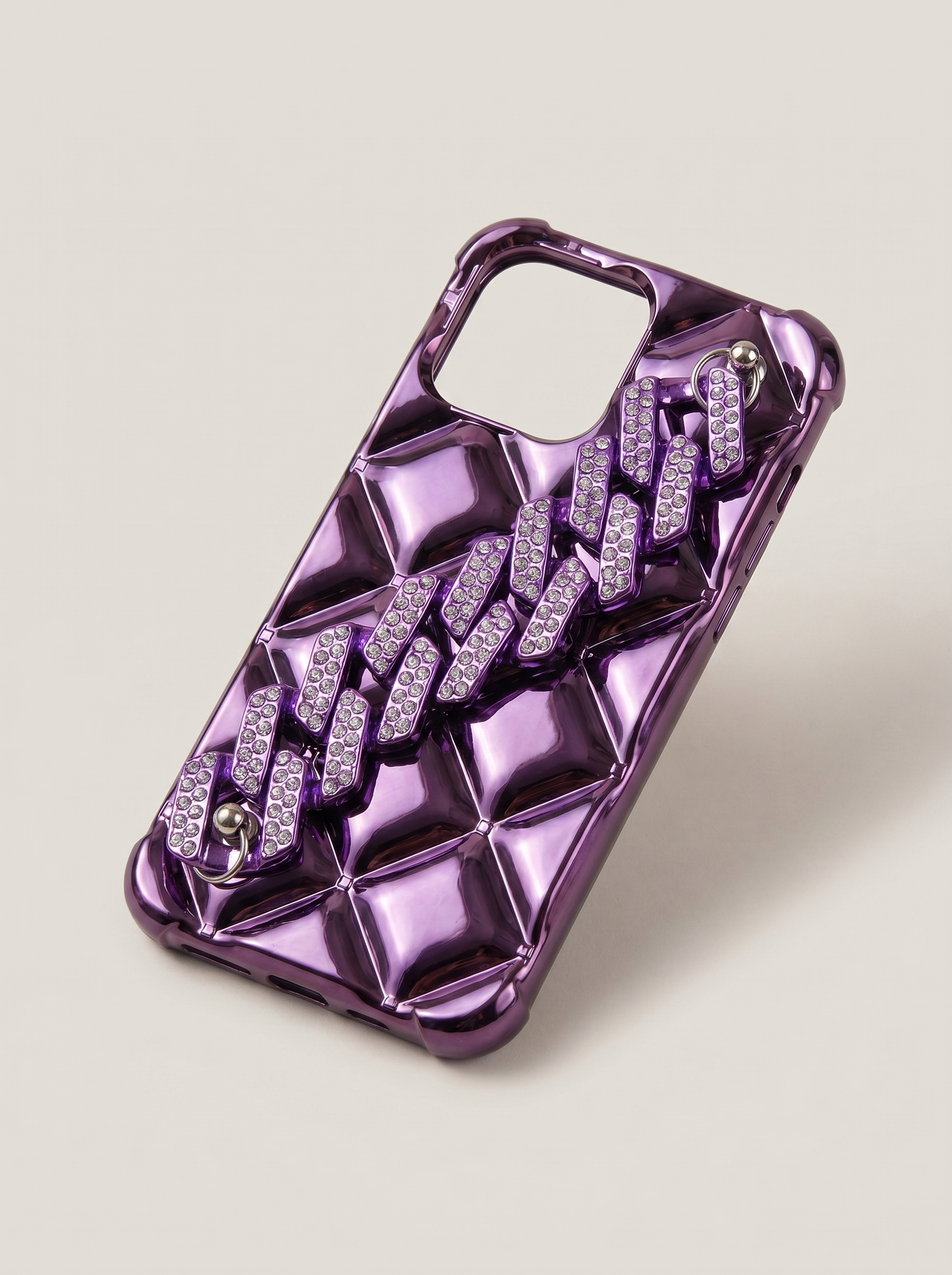 Applicable to Apple iPhone17pro mobile phone case luxury glitter diamond bracelet 14 small fragrance 16 high-end xsmax tide 15