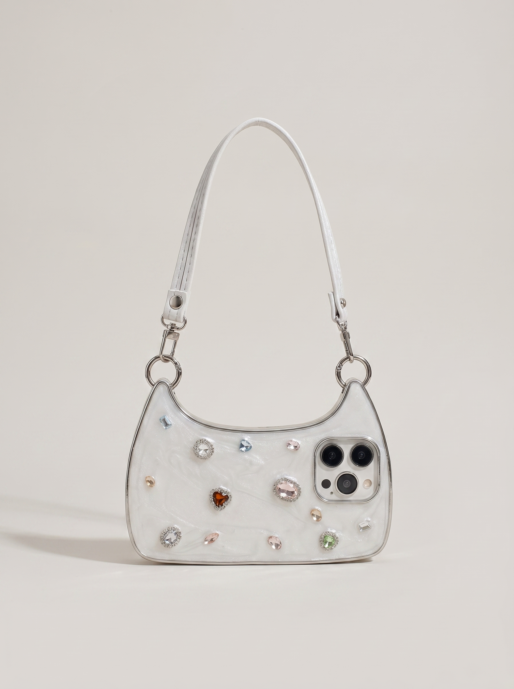 Glitter Diamond Gemstone Tote Bag iPhone 14 13 for 11 Apple 17 16 15 PROMAX Phone Case 12 Sets