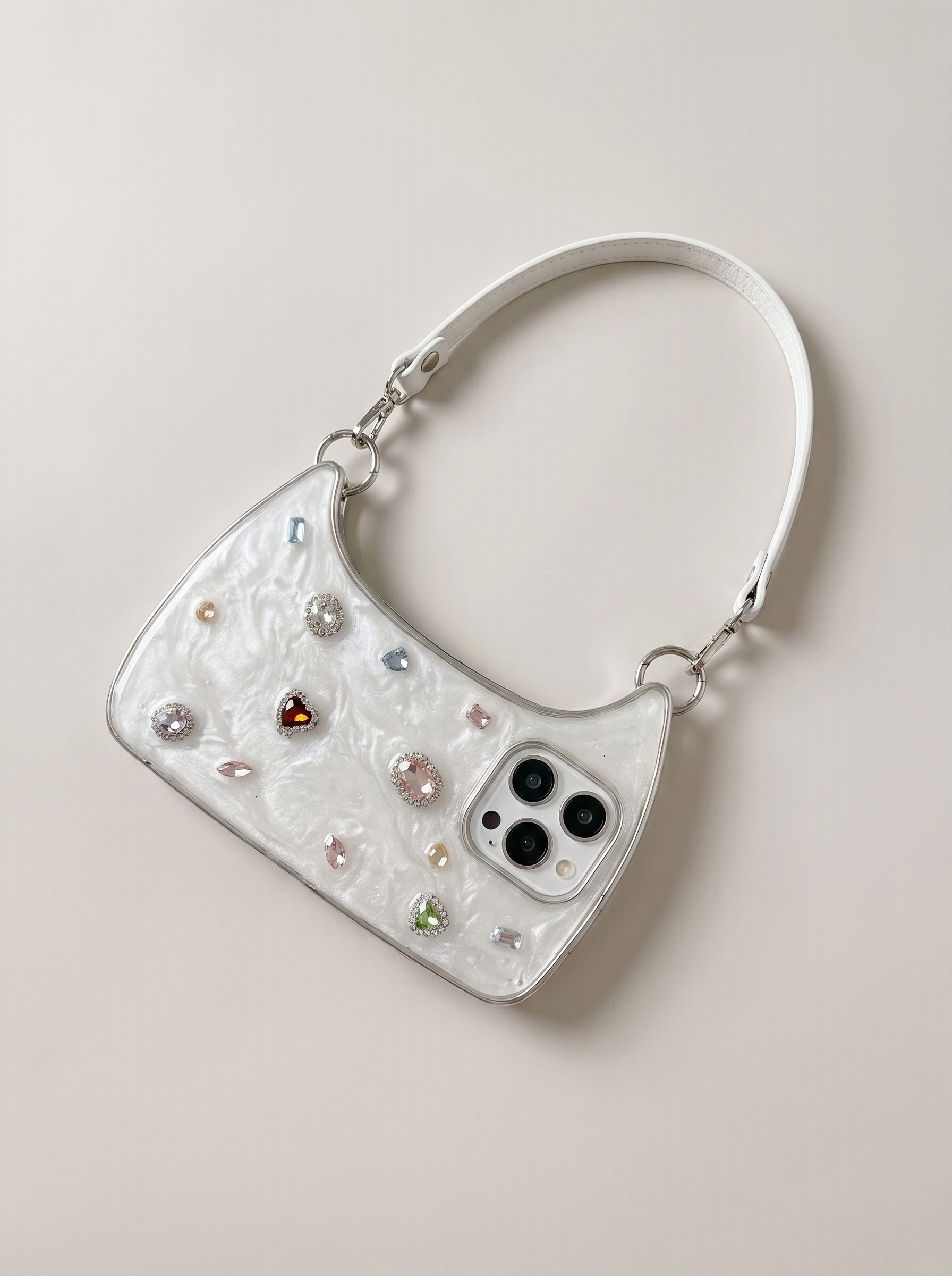 Glitter Diamond Gemstone Tote Bag iPhone 14 13 for 11 Apple 17 16 15 PROMAX Phone Case 12 Sets