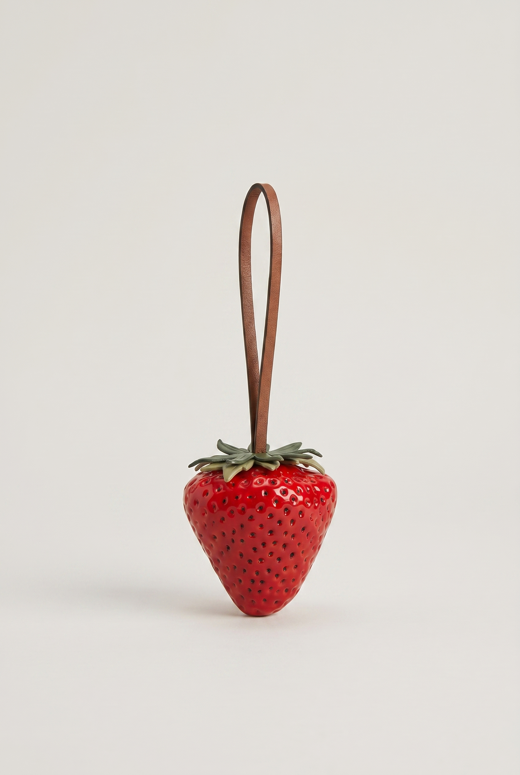 Strawberry Trio Bag Charm