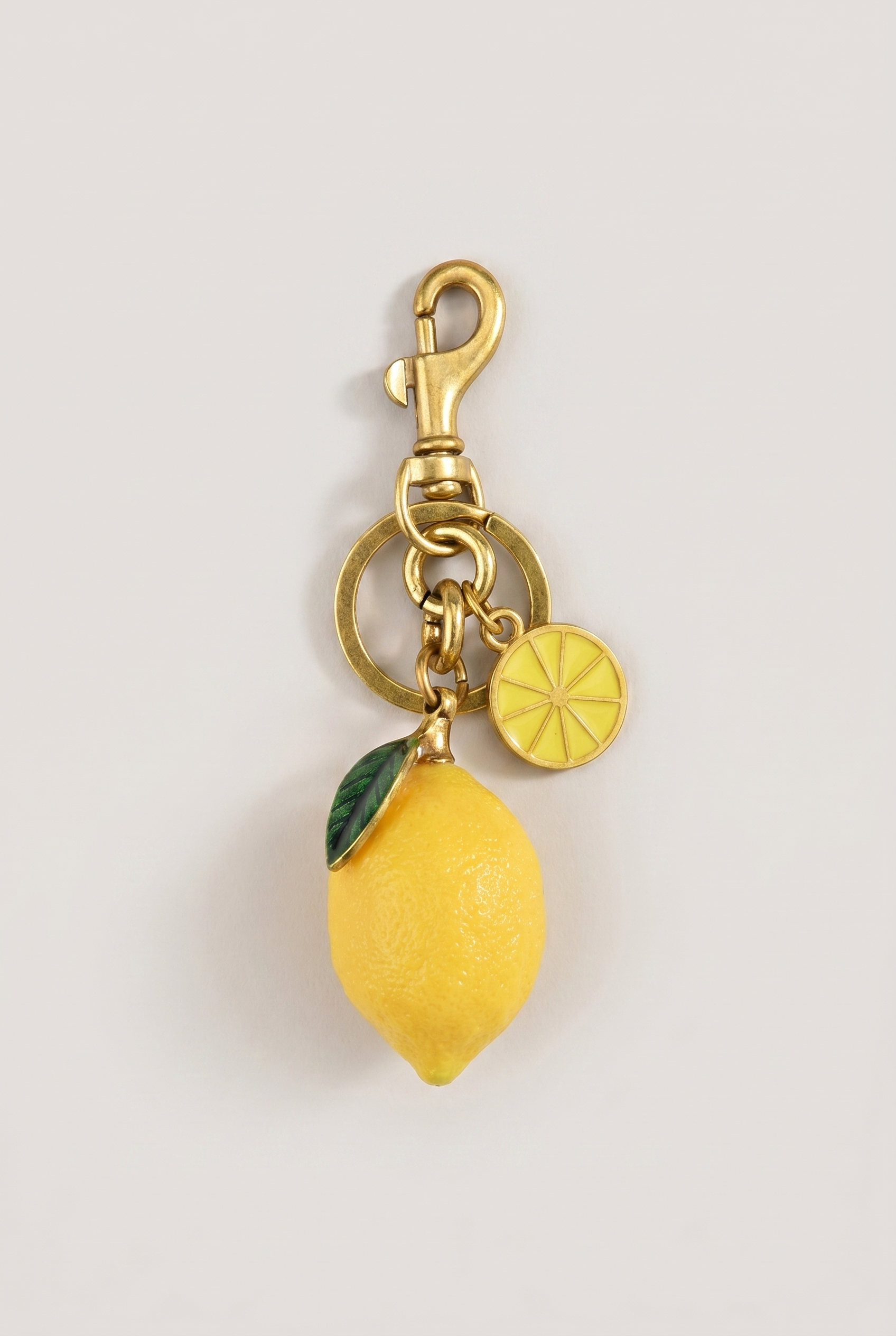 When Life Gives You Charms — Lemon Bag Charm