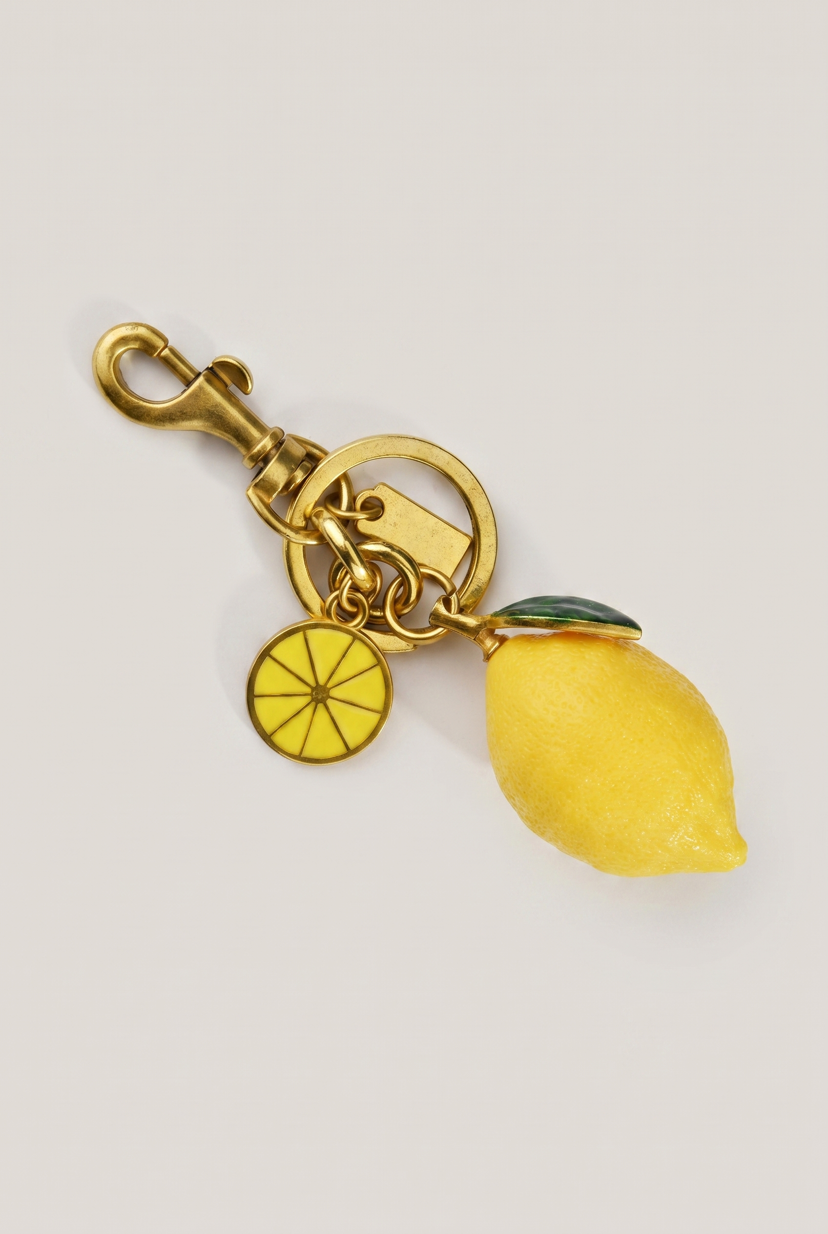When Life Gives You Charms — Lemon Bag Charm