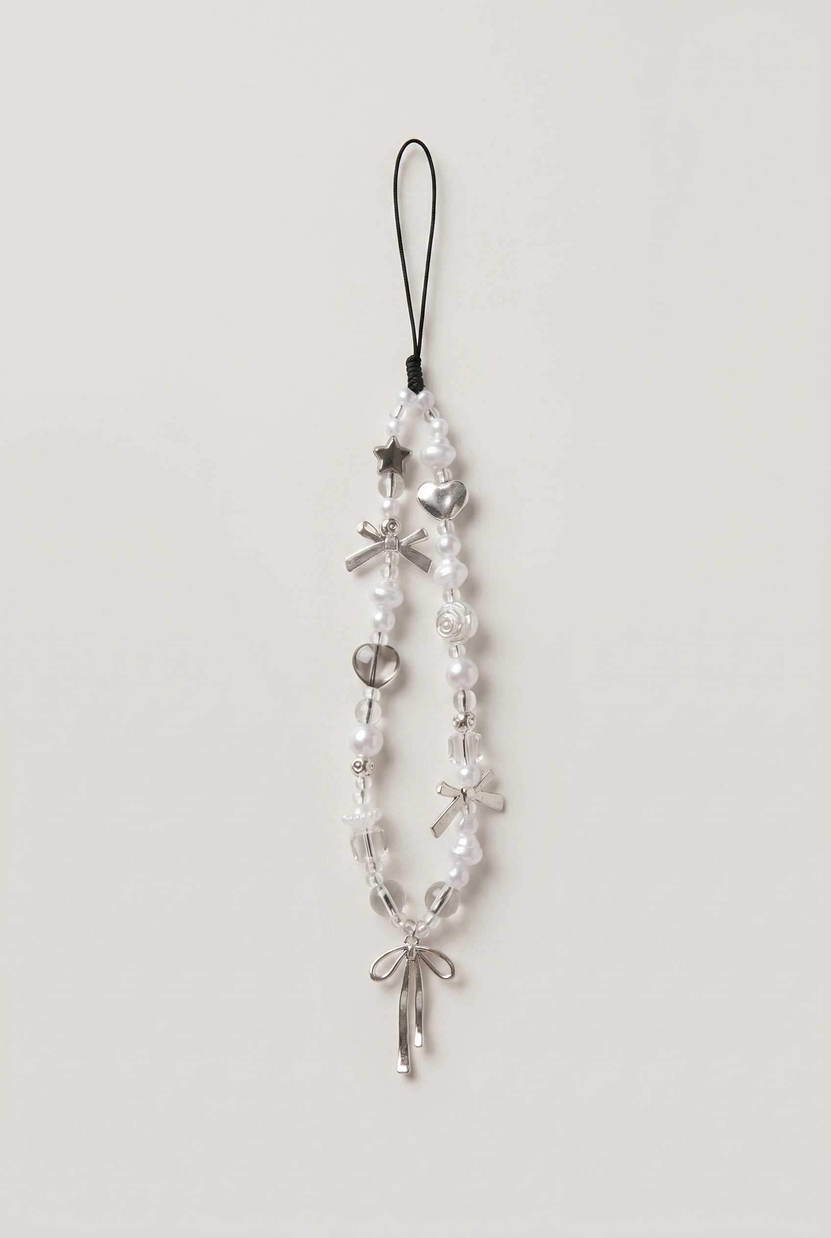 Your Phone Got a Bow — Silver Bow Phone Strap