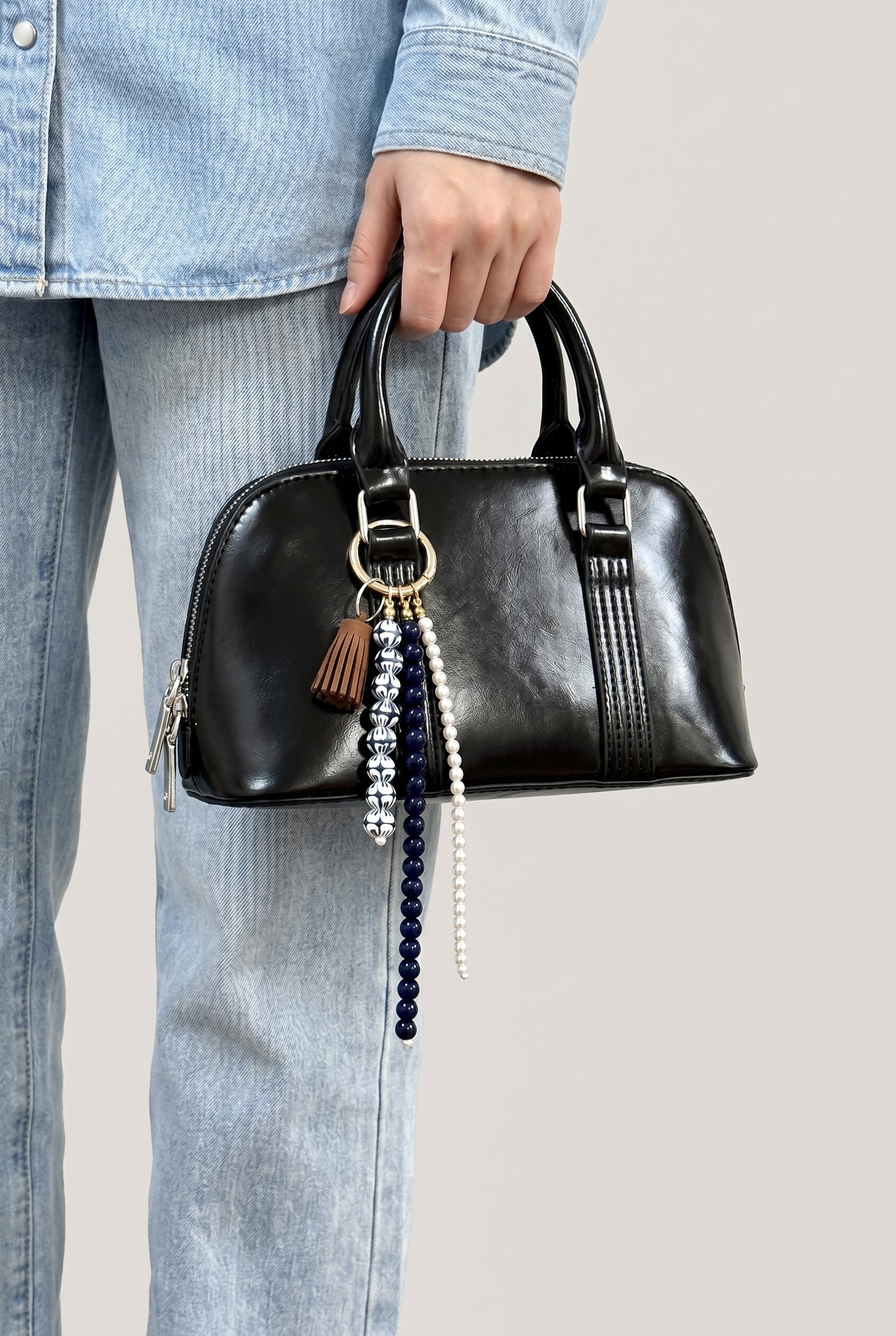 Porcelain Tassel Bag Charm
