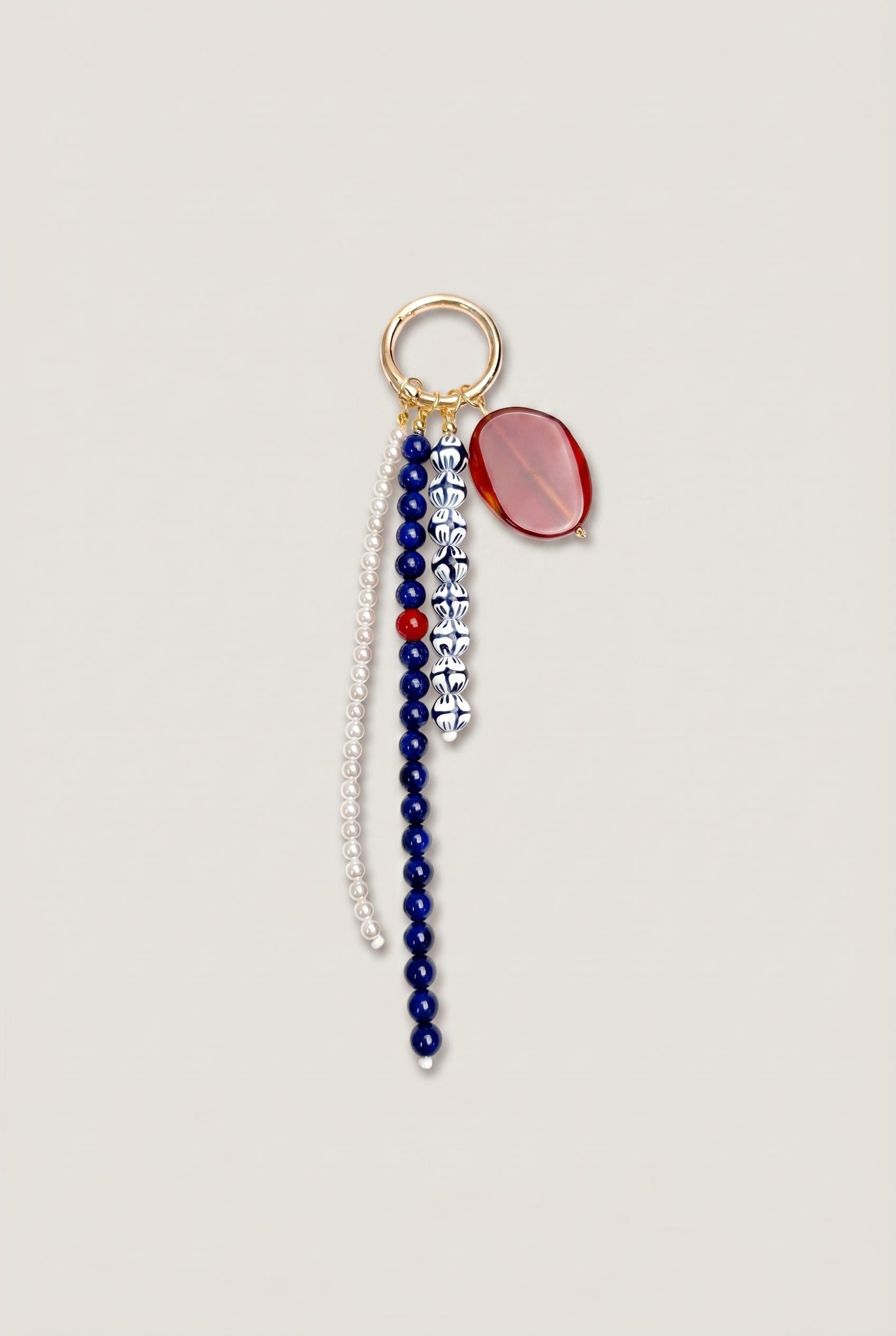 Porcelain Tassel Bag Charm
