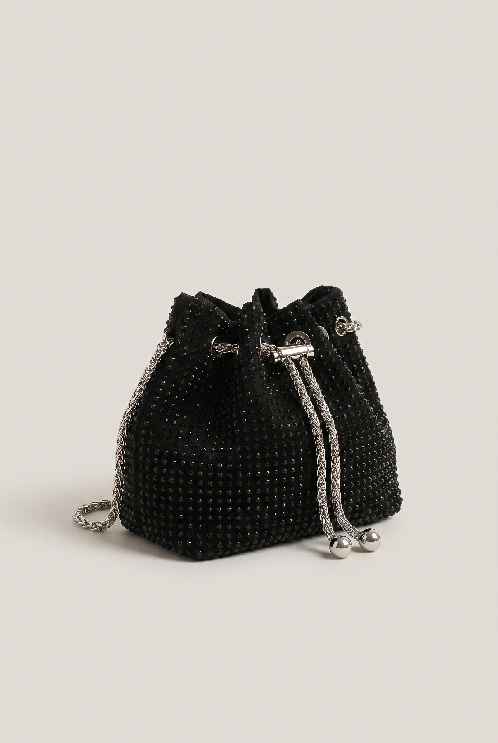 Crystal Mini Bucket Bag