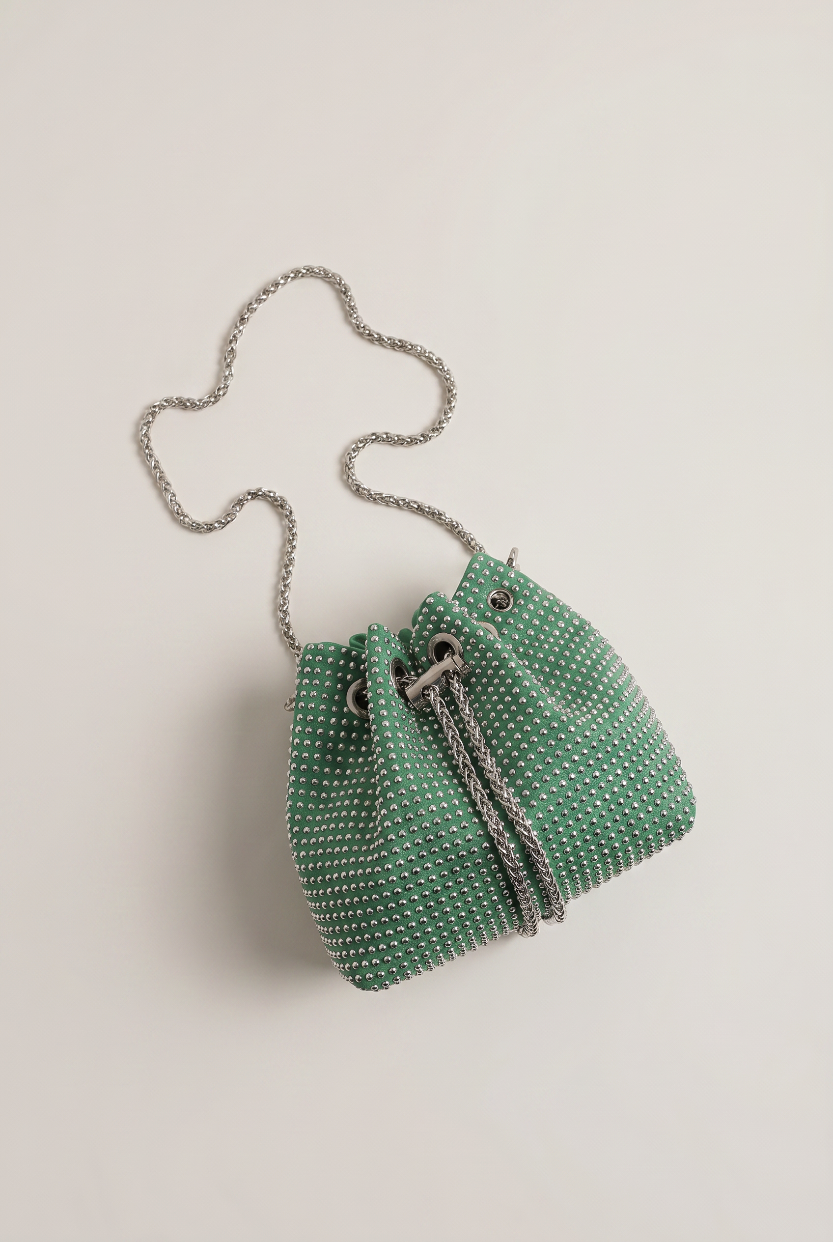 Crystal Mini Bucket Bag