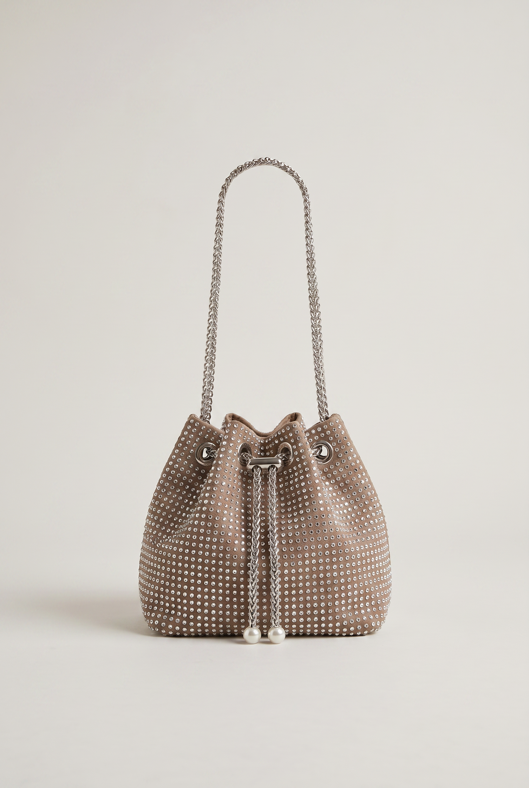Crystal Mini Bucket Bag