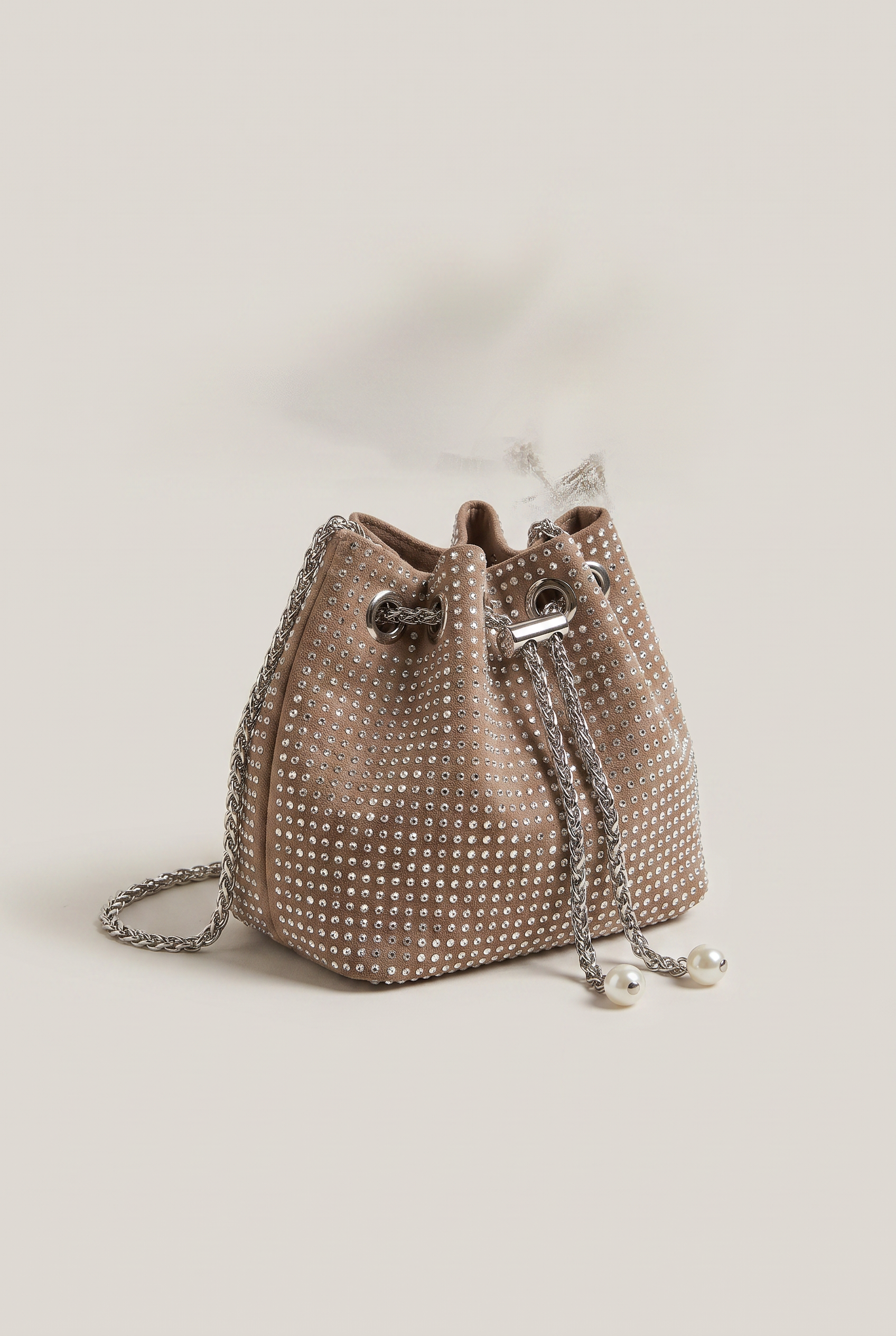 Crystal Mini Bucket Bag