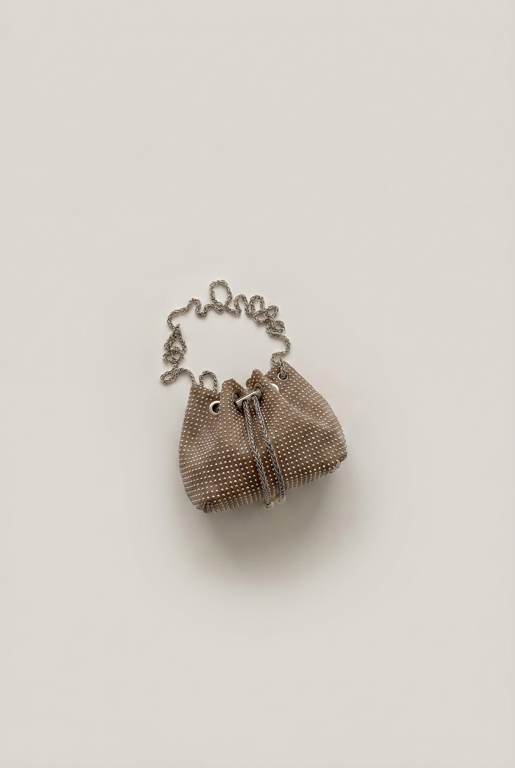 Crystal Mini Bucket Bag