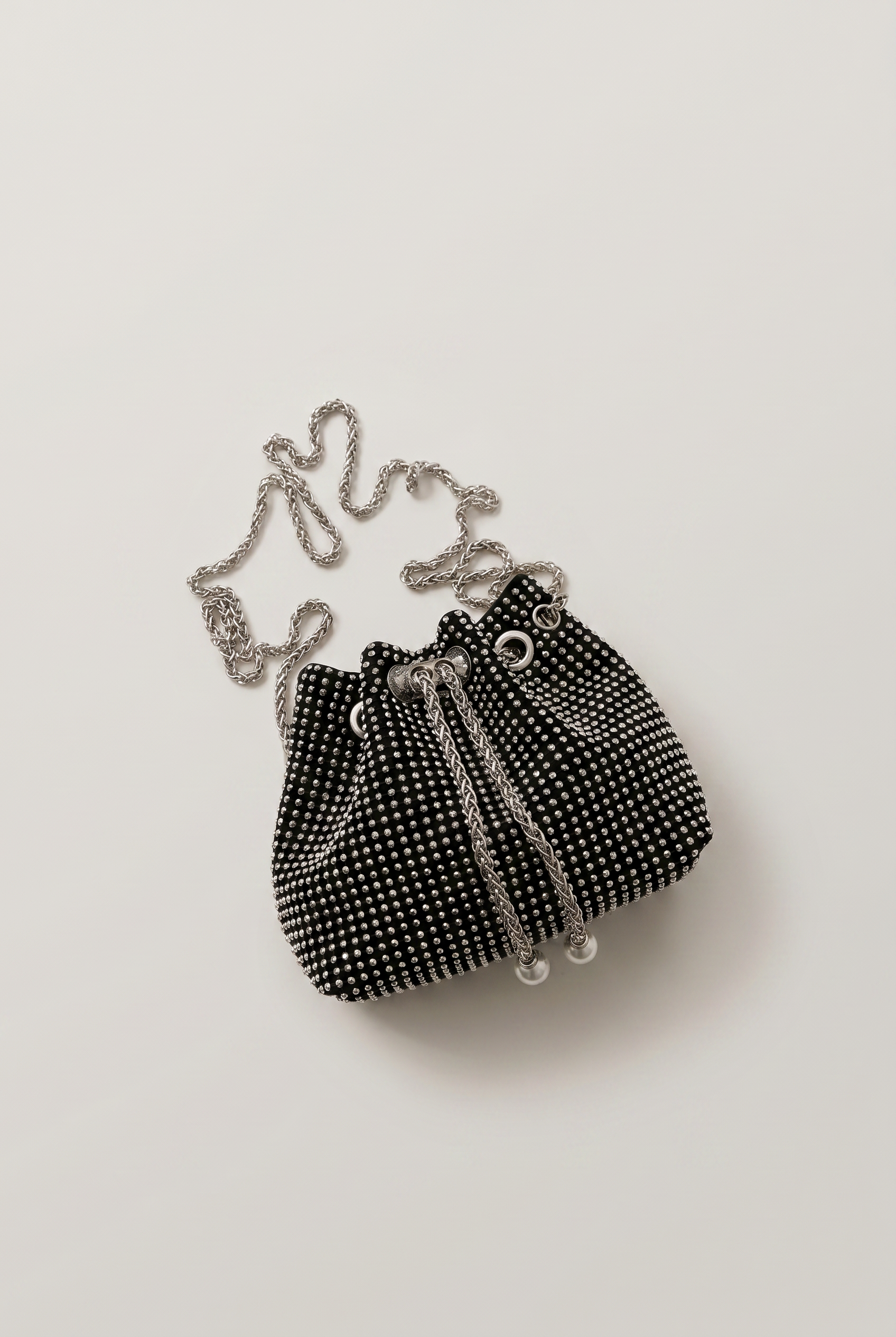 Crystal Mini Bucket Bag