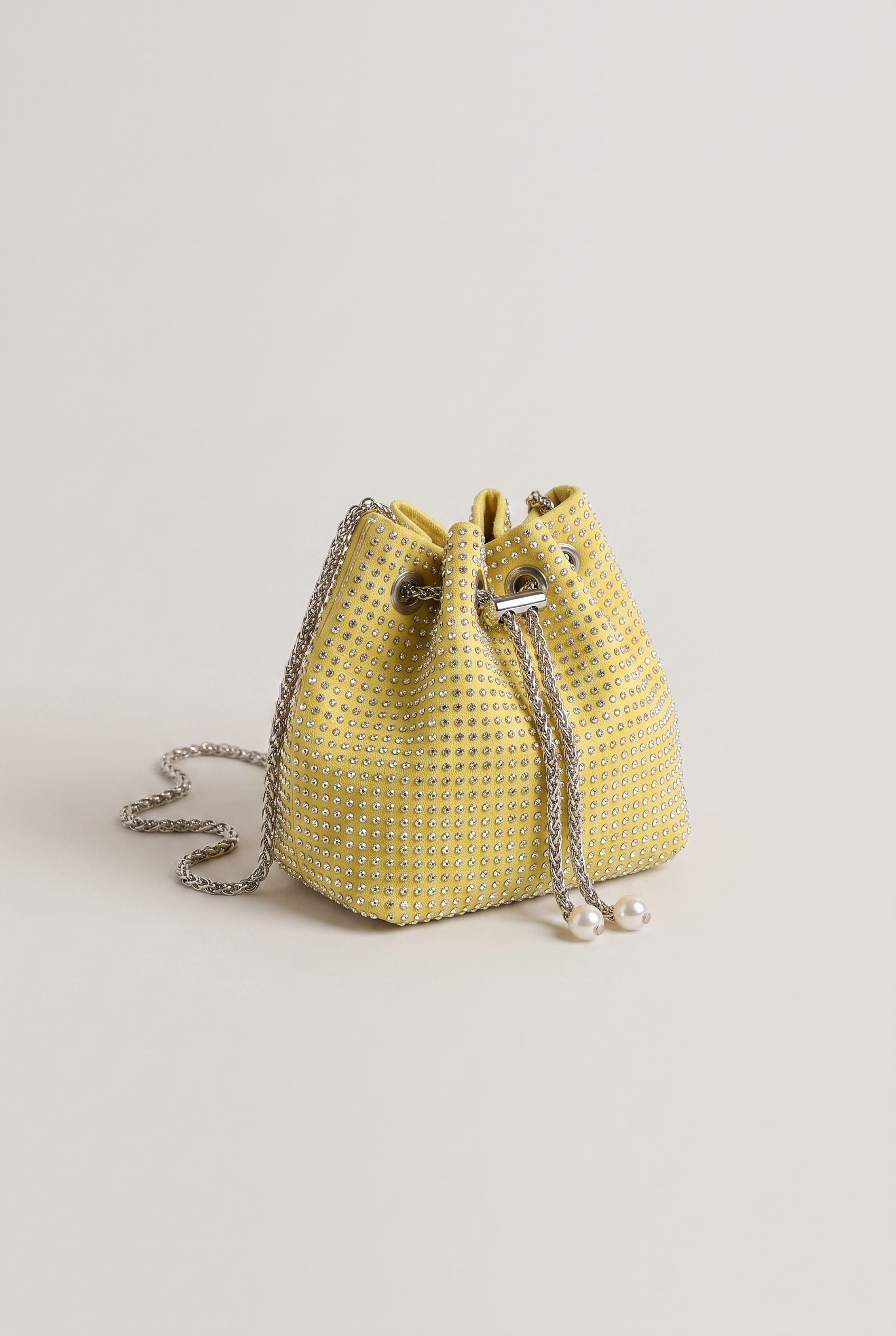 Crystal Mini Bucket Bag