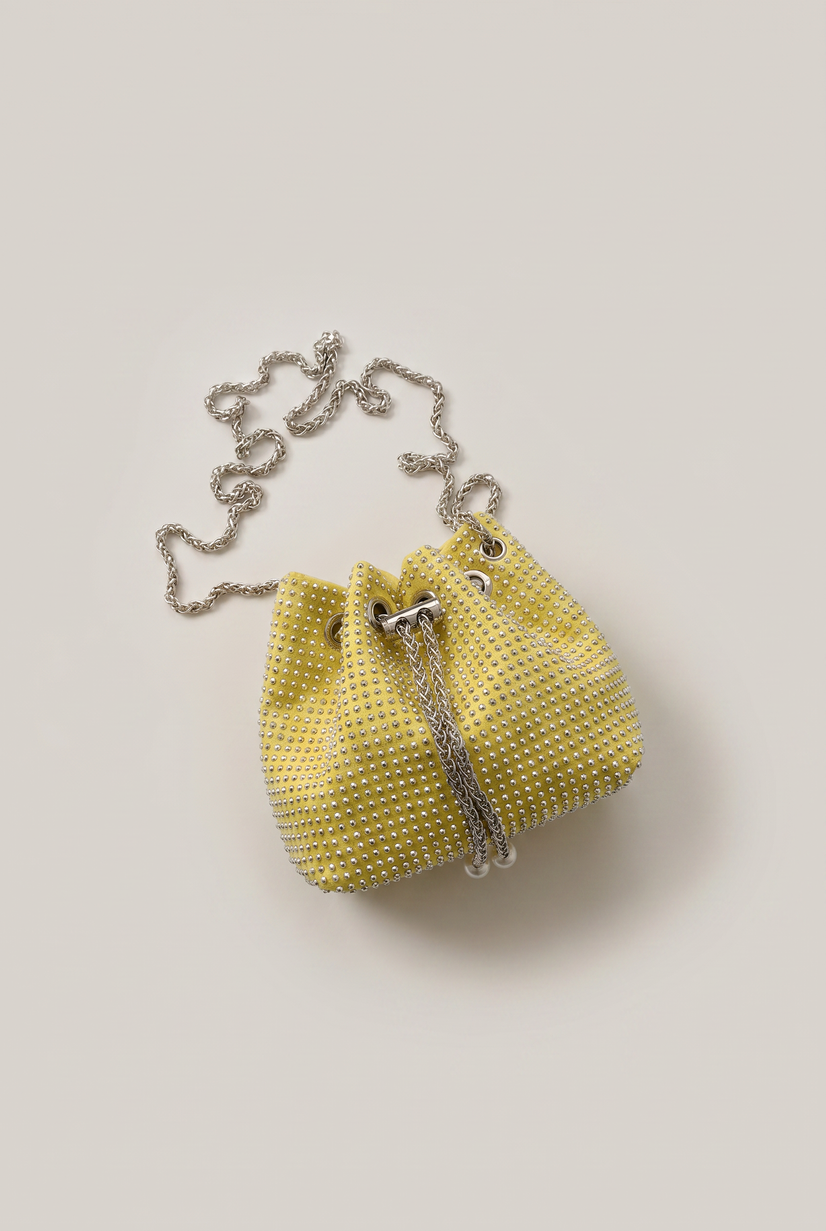Crystal Mini Bucket Bag