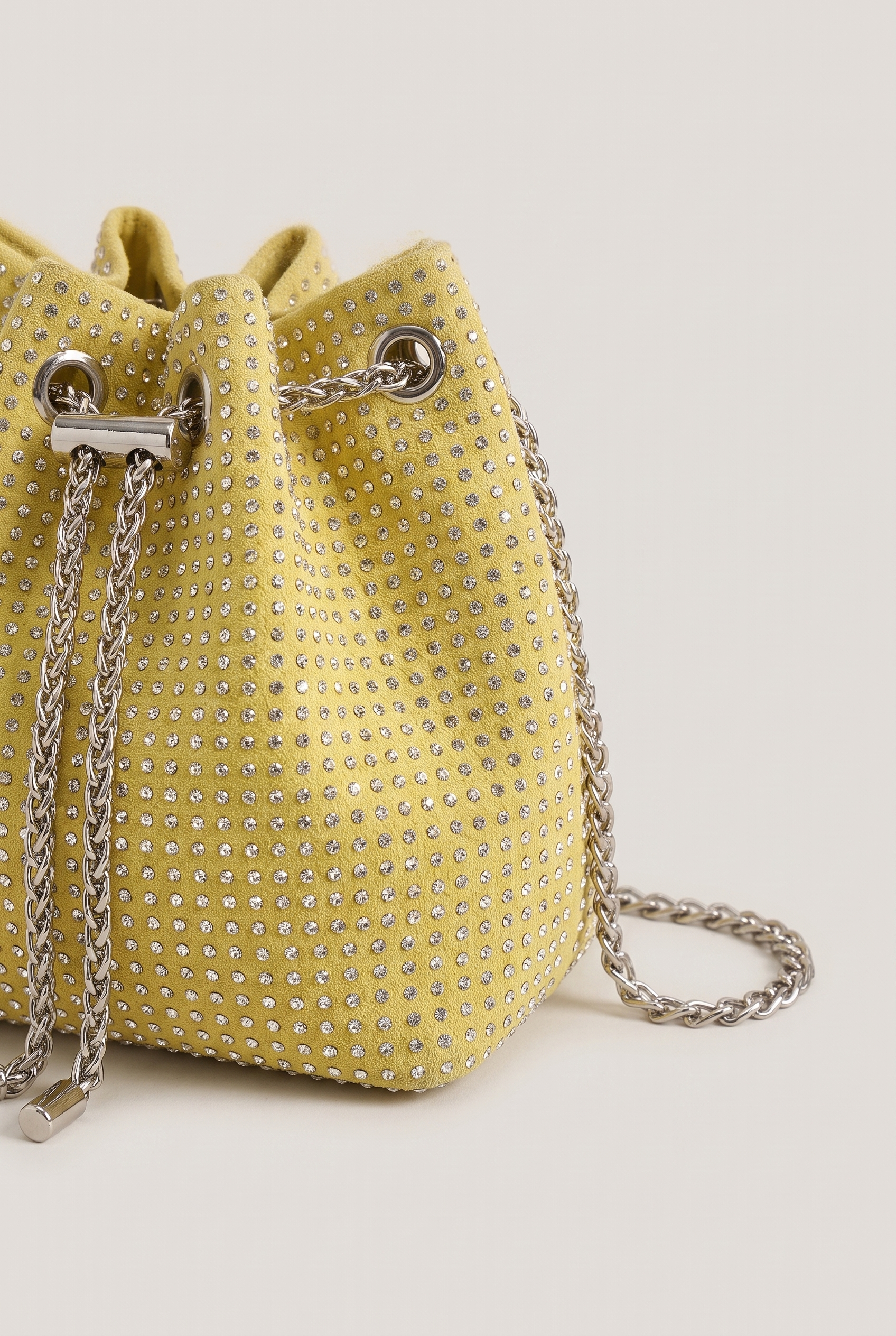 Crystal Mini Bucket Bag