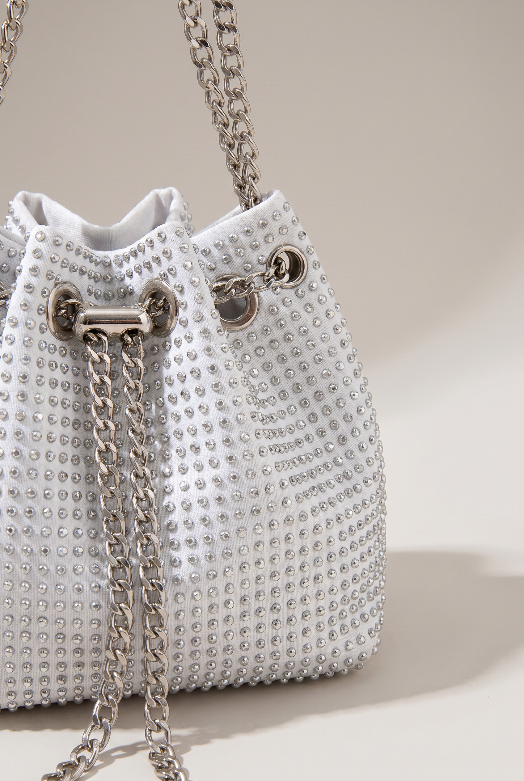 Crystal Mini Bucket Bag
