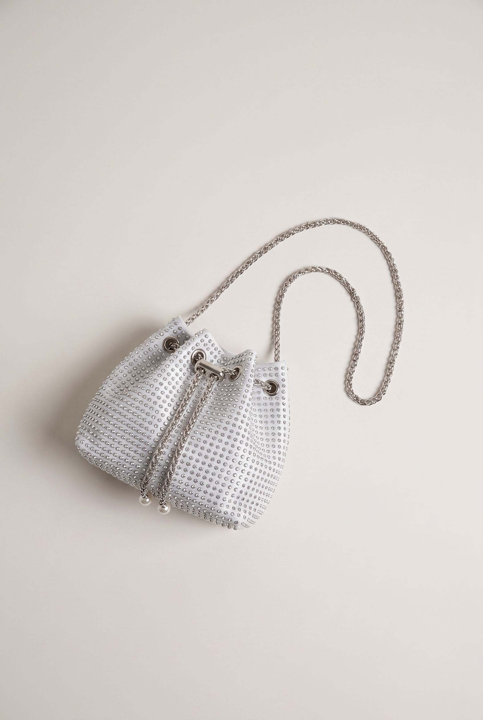 Crystal Mini Bucket Bag
