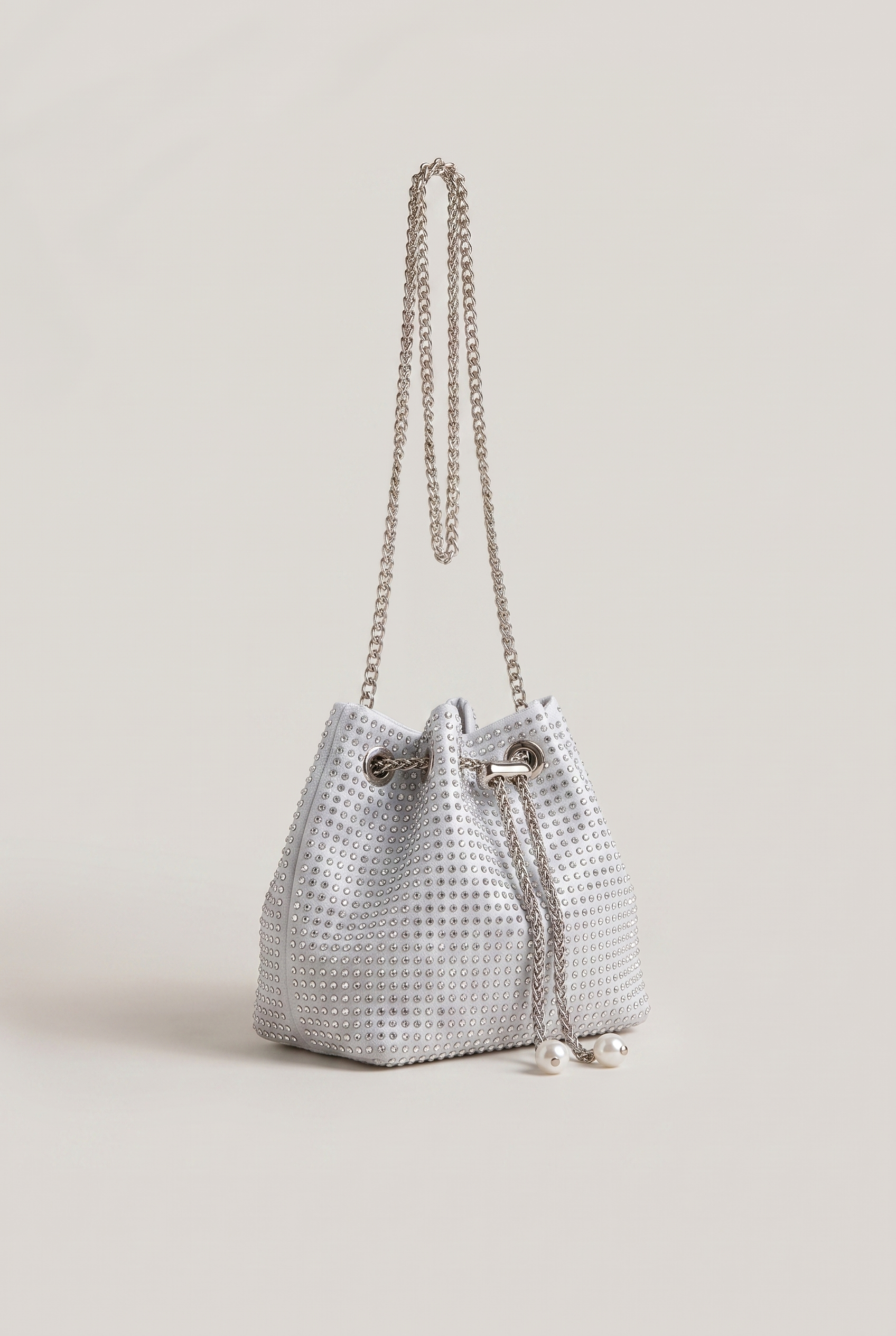 Crystal Mini Bucket Bag