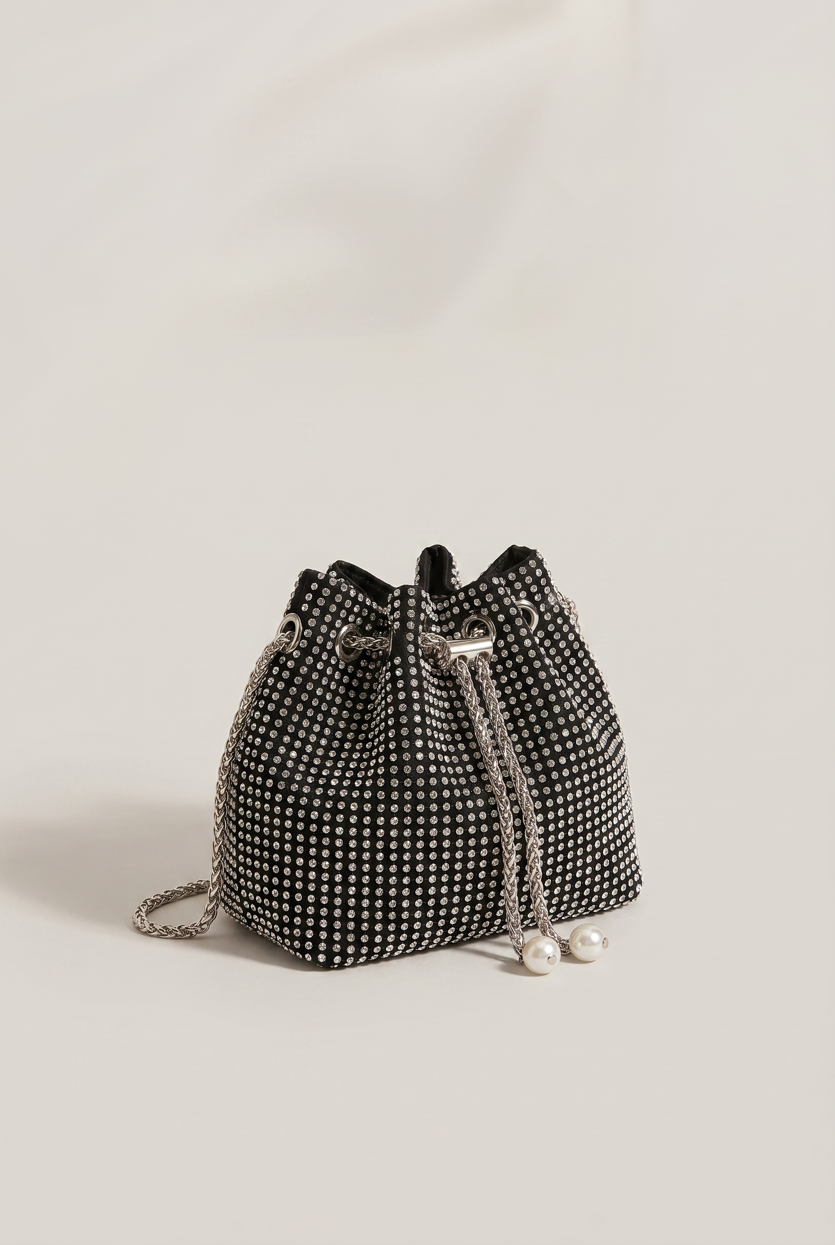 Crystal Mini Bucket Bag