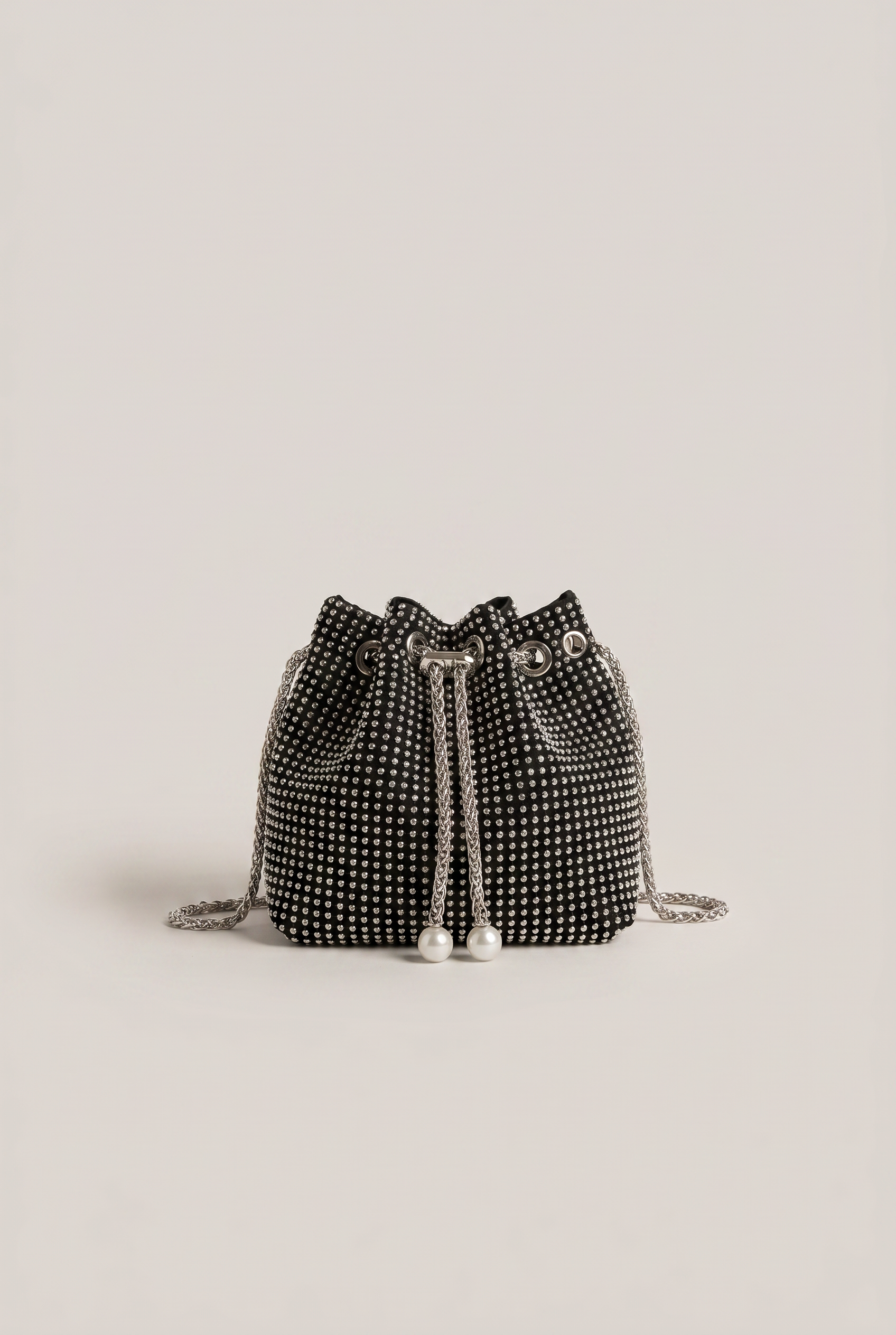 Crystal Mini Bucket Bag