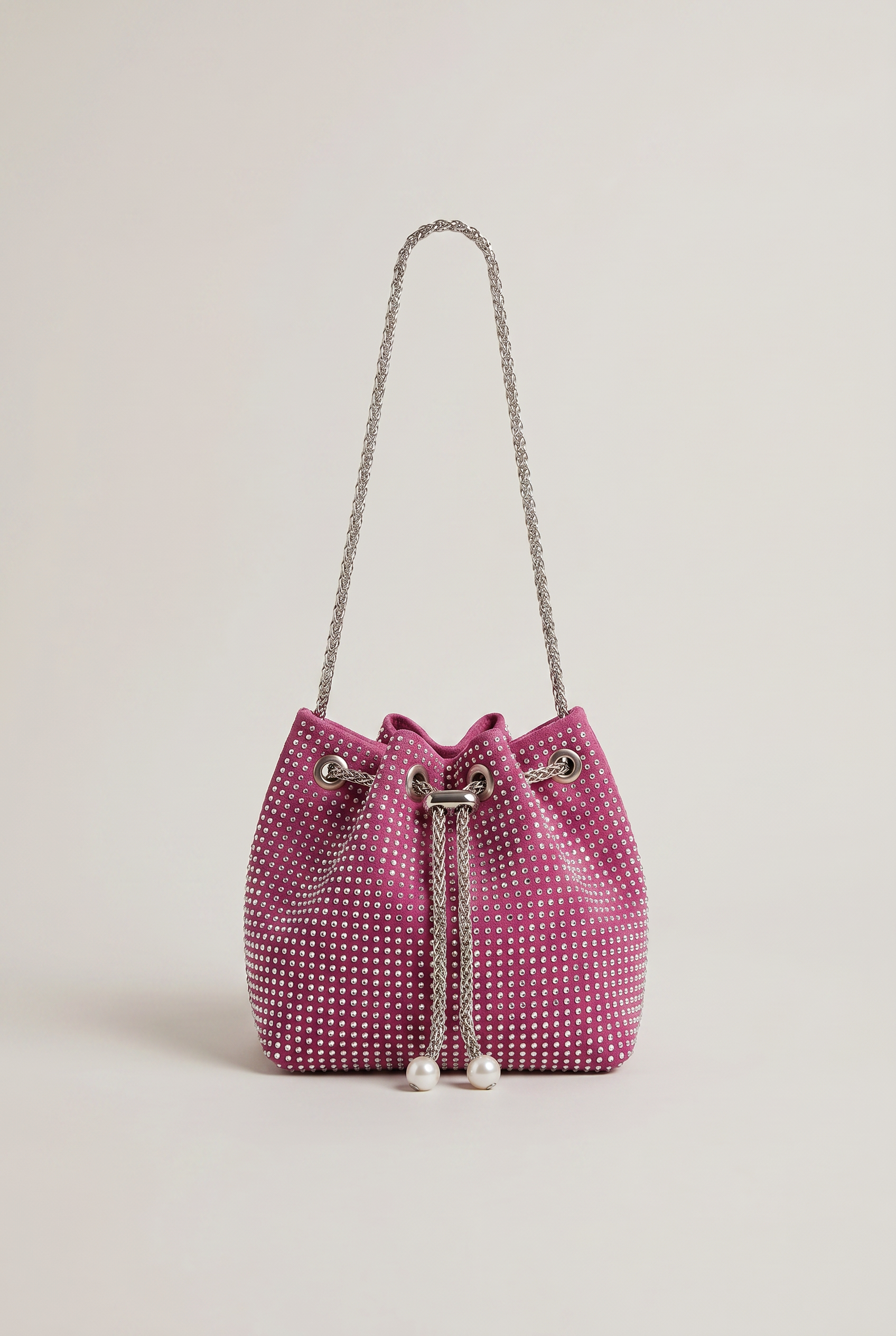 Crystal Mini Bucket Bag