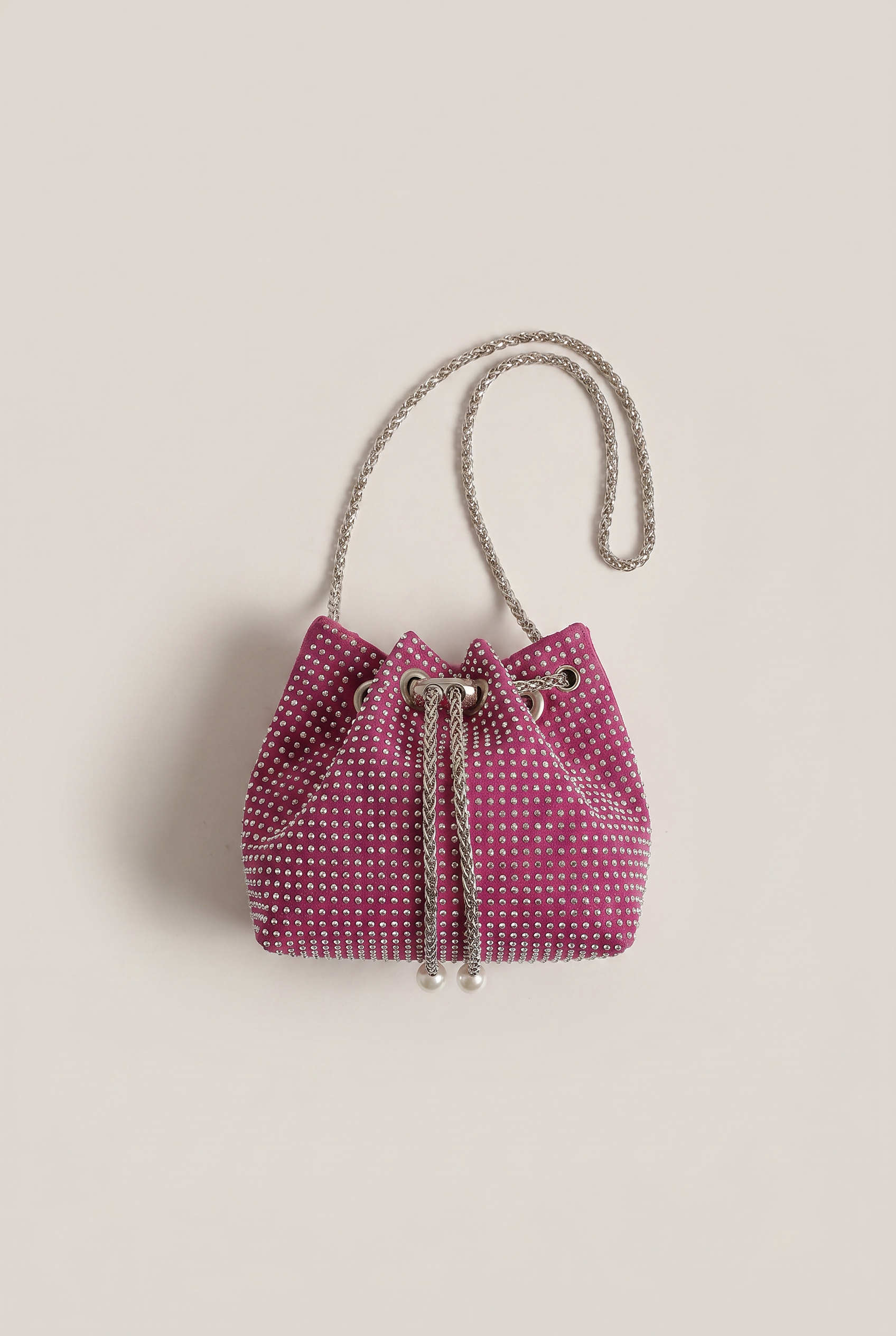 Crystal Mini Bucket Bag