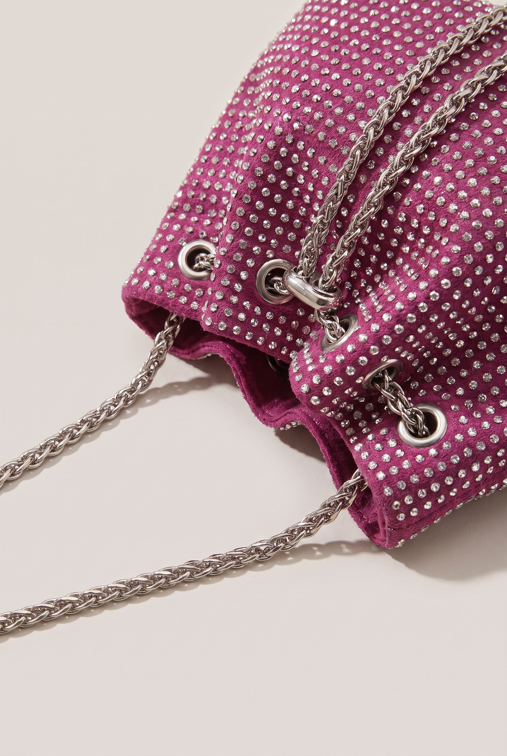 Crystal Mini Bucket Bag