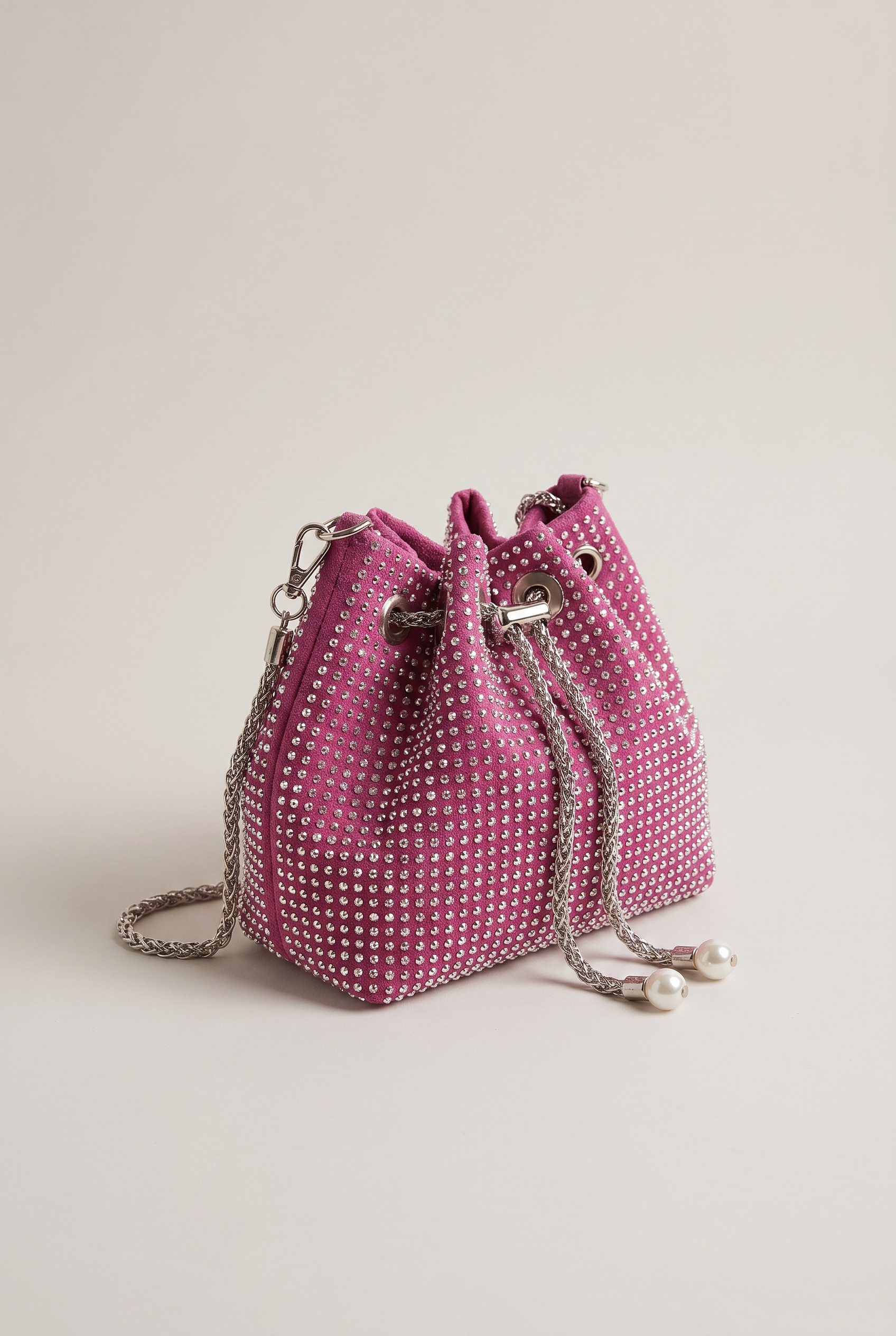 Crystal Mini Bucket Bag