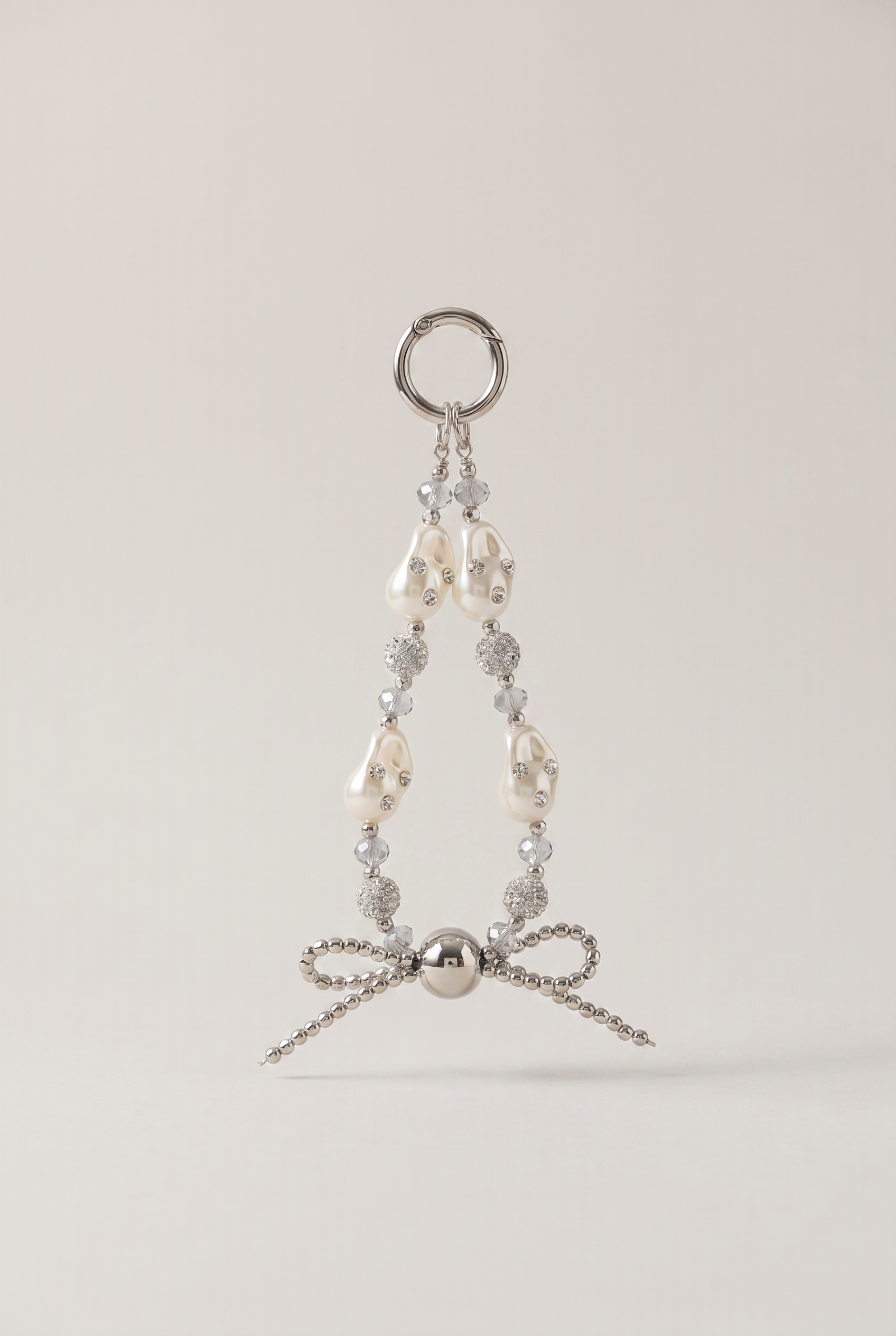 Pearl Bow Phone Charm