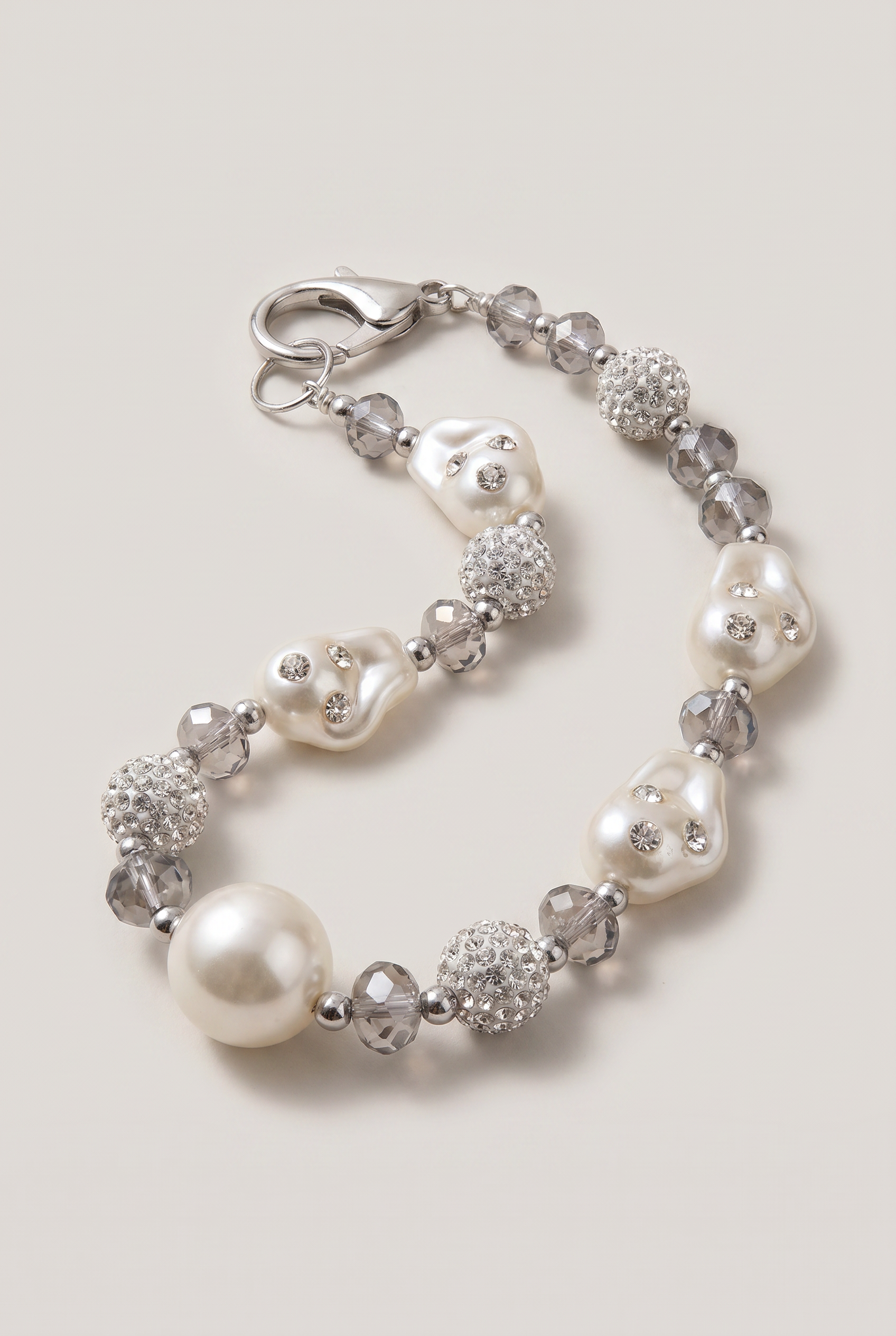 Pearl Bow Phone Charm