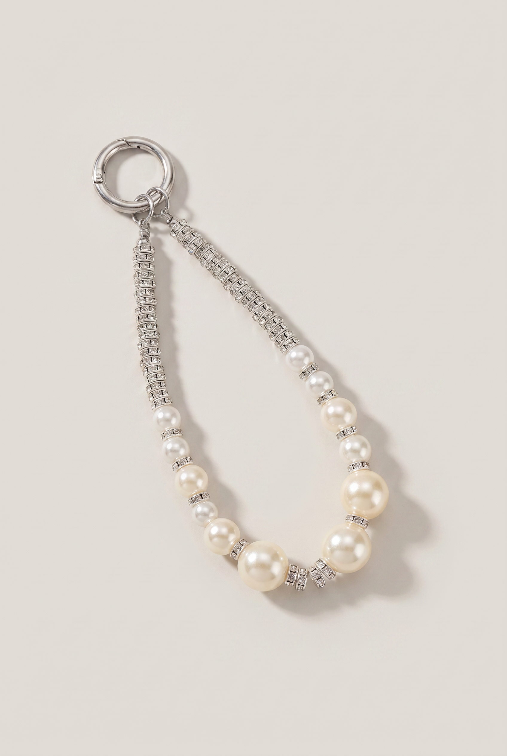 Pearl Bow Phone Charm